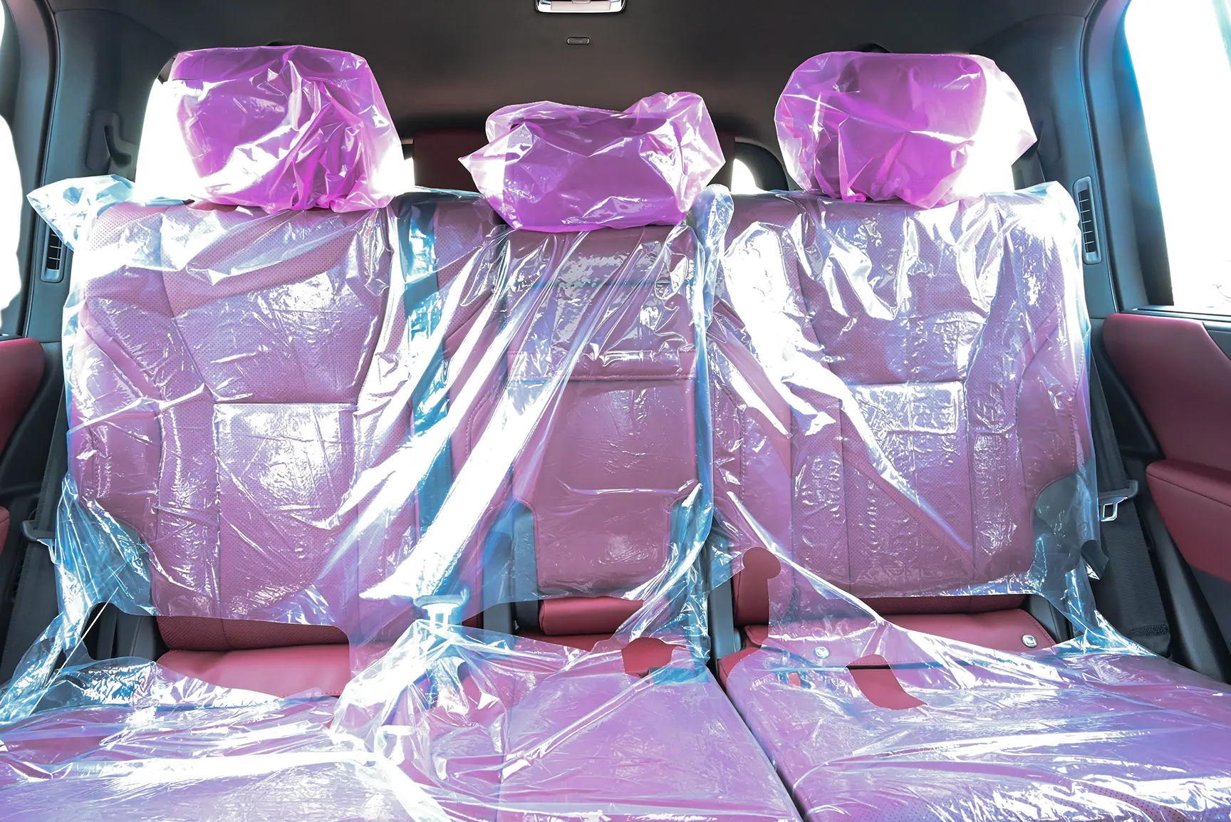 Used 2023 Lexus LX-Series LX 600 Signature White – Rear Seat View at First Choice Cars Sharjah