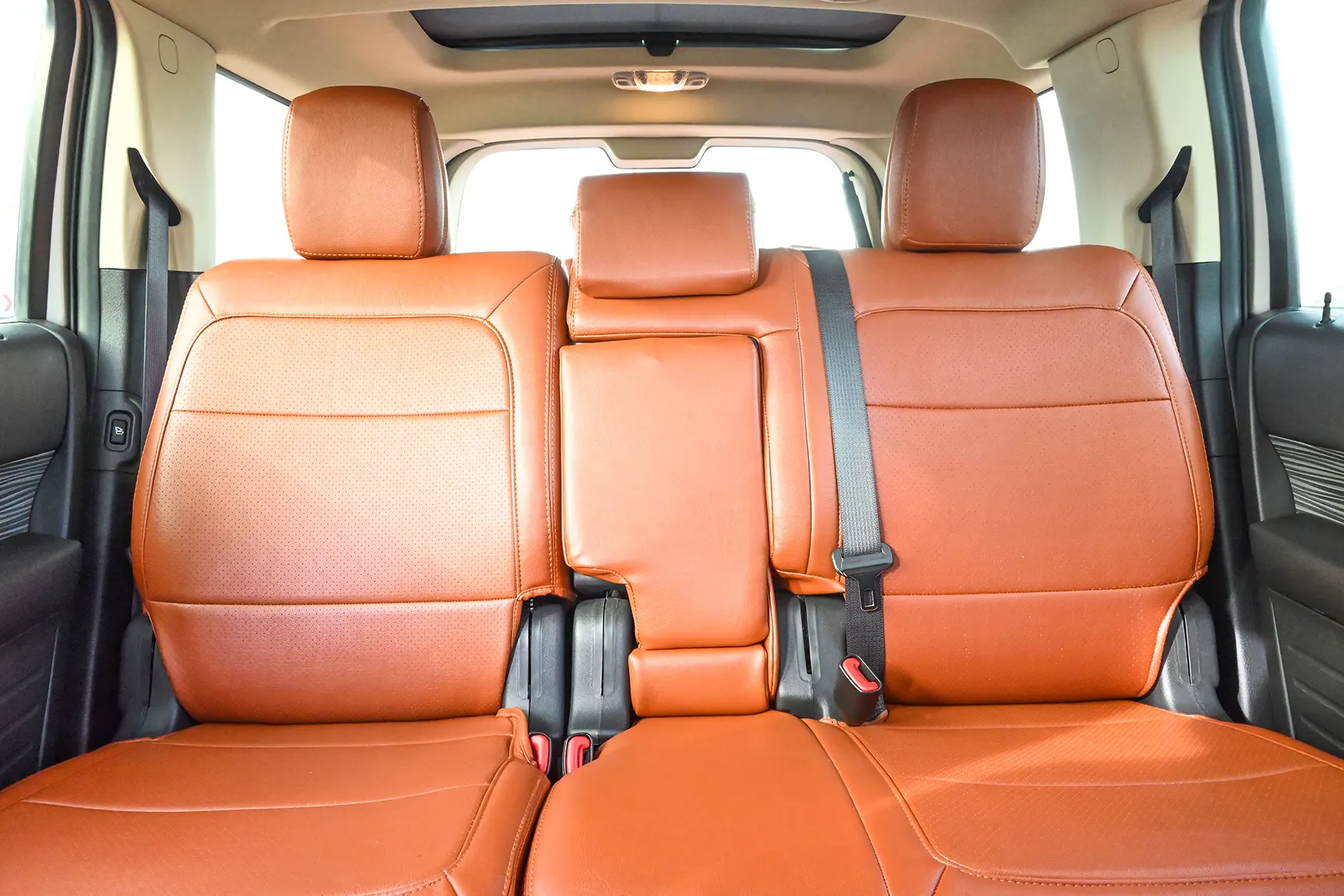 Used 2017 Ford Flex Limited White – Rear Seat View at First Choice Cars Sharjah