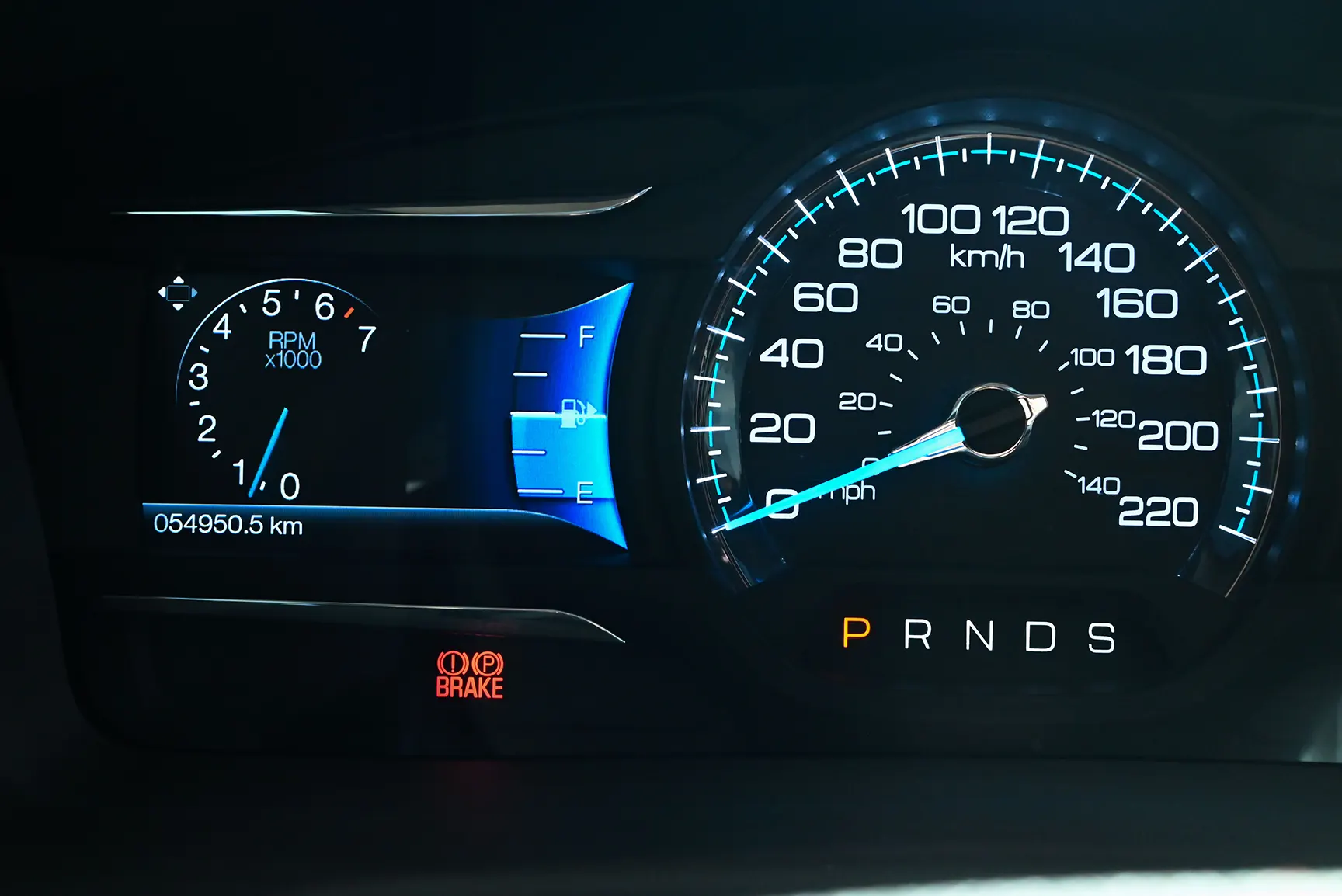 Used 2017 Ford Flex Limited White – Odometer / Mileage Reading View at First Choice Cars Sharjah