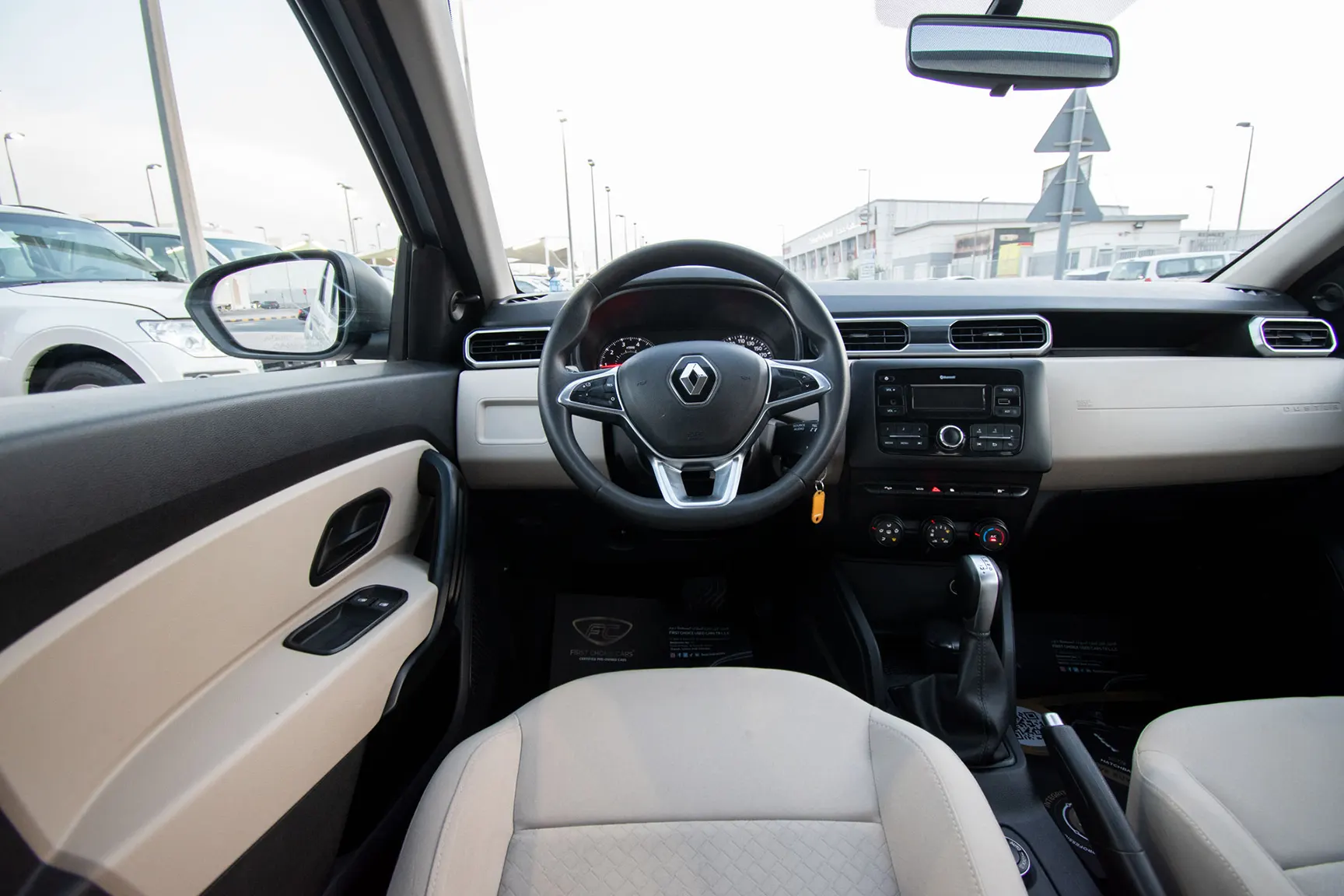 Used 2020 Renault Duster Se White – Steering Wheel & Instrument Cluster at First Choice Cars Sharjah