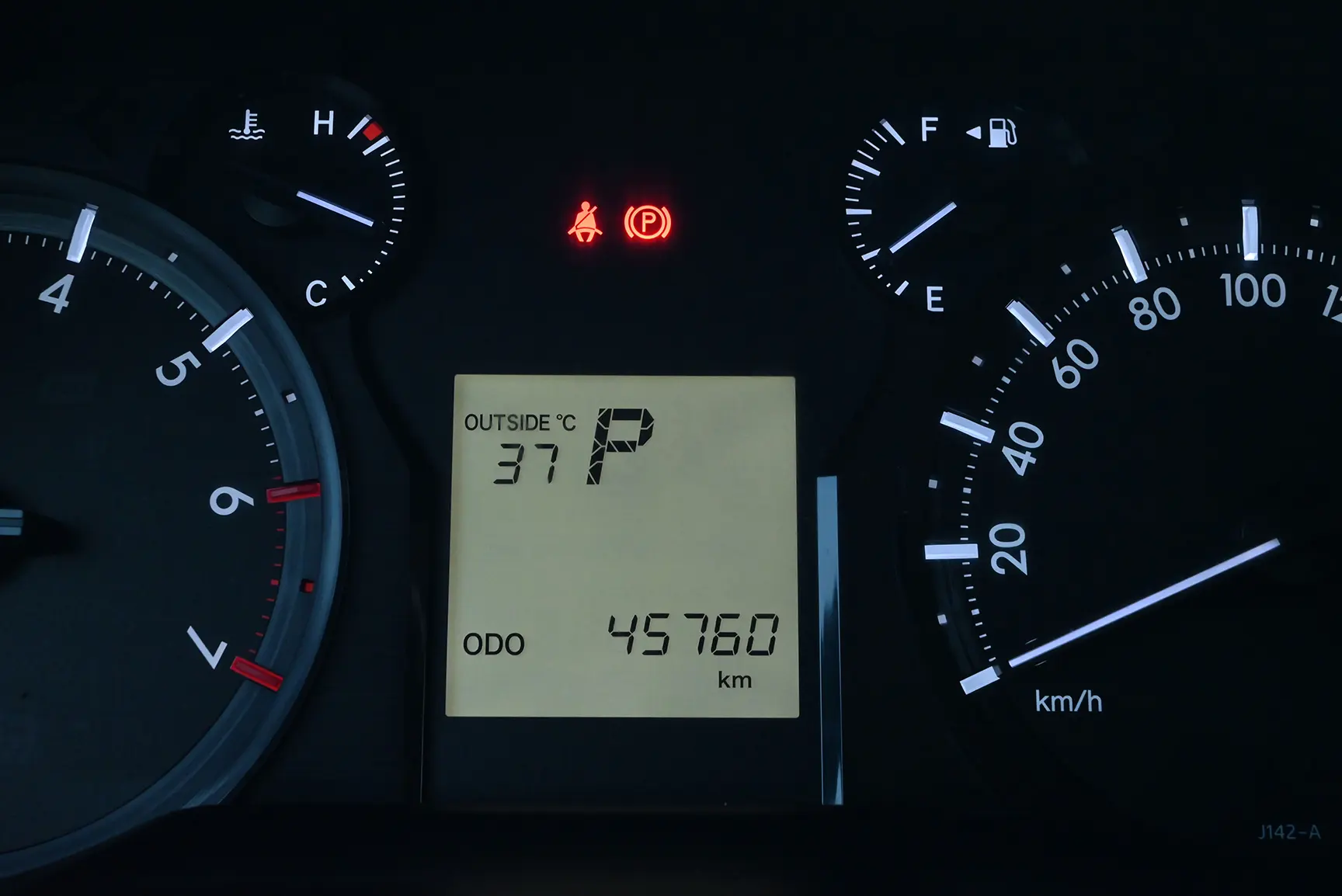 Used 2019 Toyota Prado VXR Black – Odometer / Mileage Reading View at First Choice Cars Sharjah