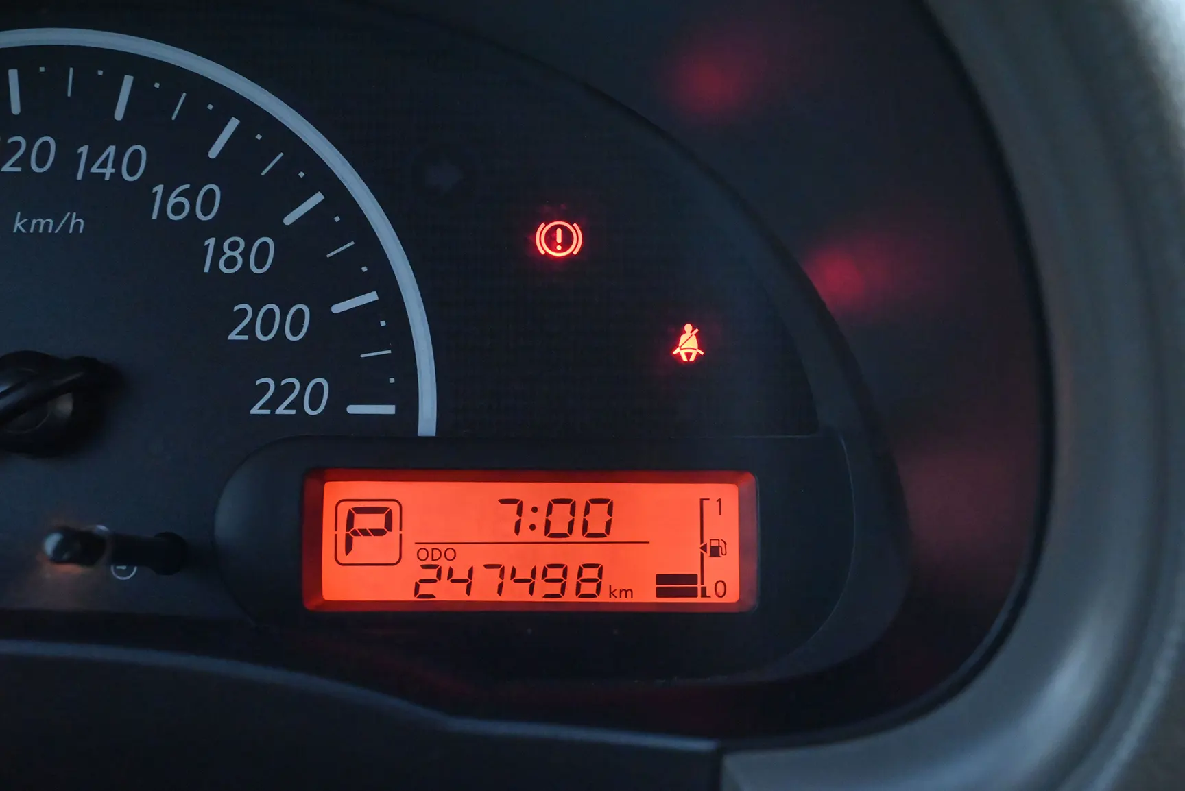 Used 2017 Nissan Sunny S White – Odometer / Mileage Reading View at First Choice Cars Sharjah