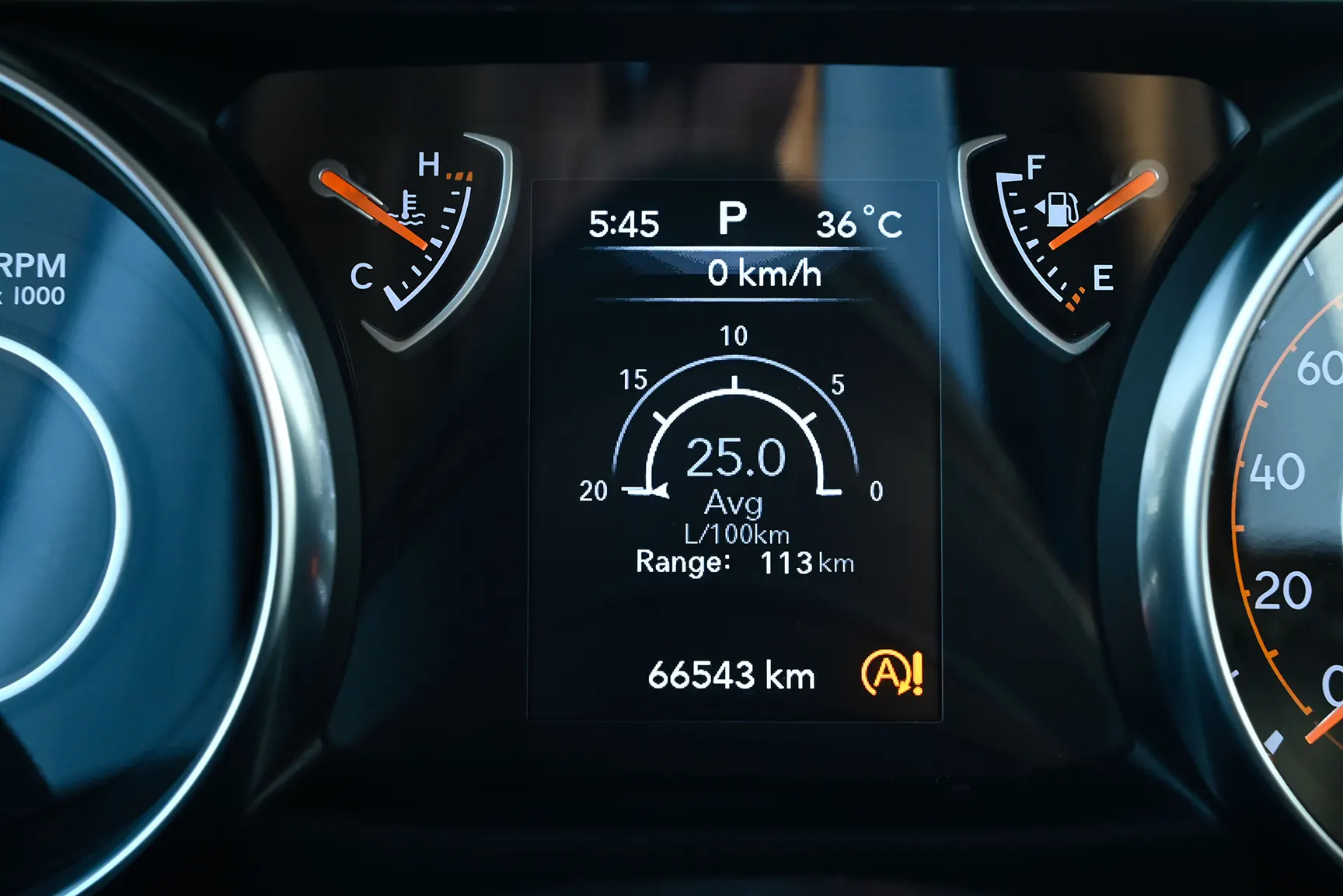 Used 2019 Jeep Wrangler Unlimited Sport White – Odometer / Mileage Reading View at First Choice Cars Sharjah