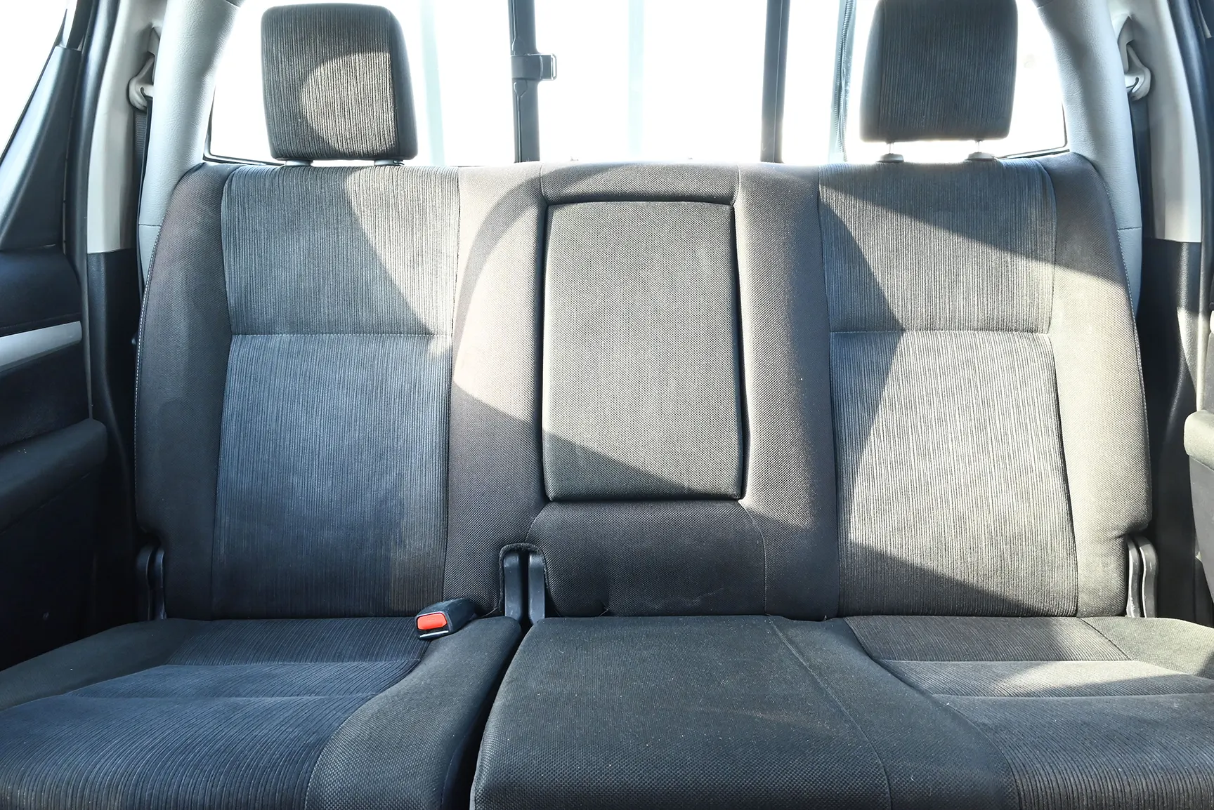 Used 2020 Toyota Hilux GLX Double Cabin White – Rear Seat View at First Choice Cars Sharjah