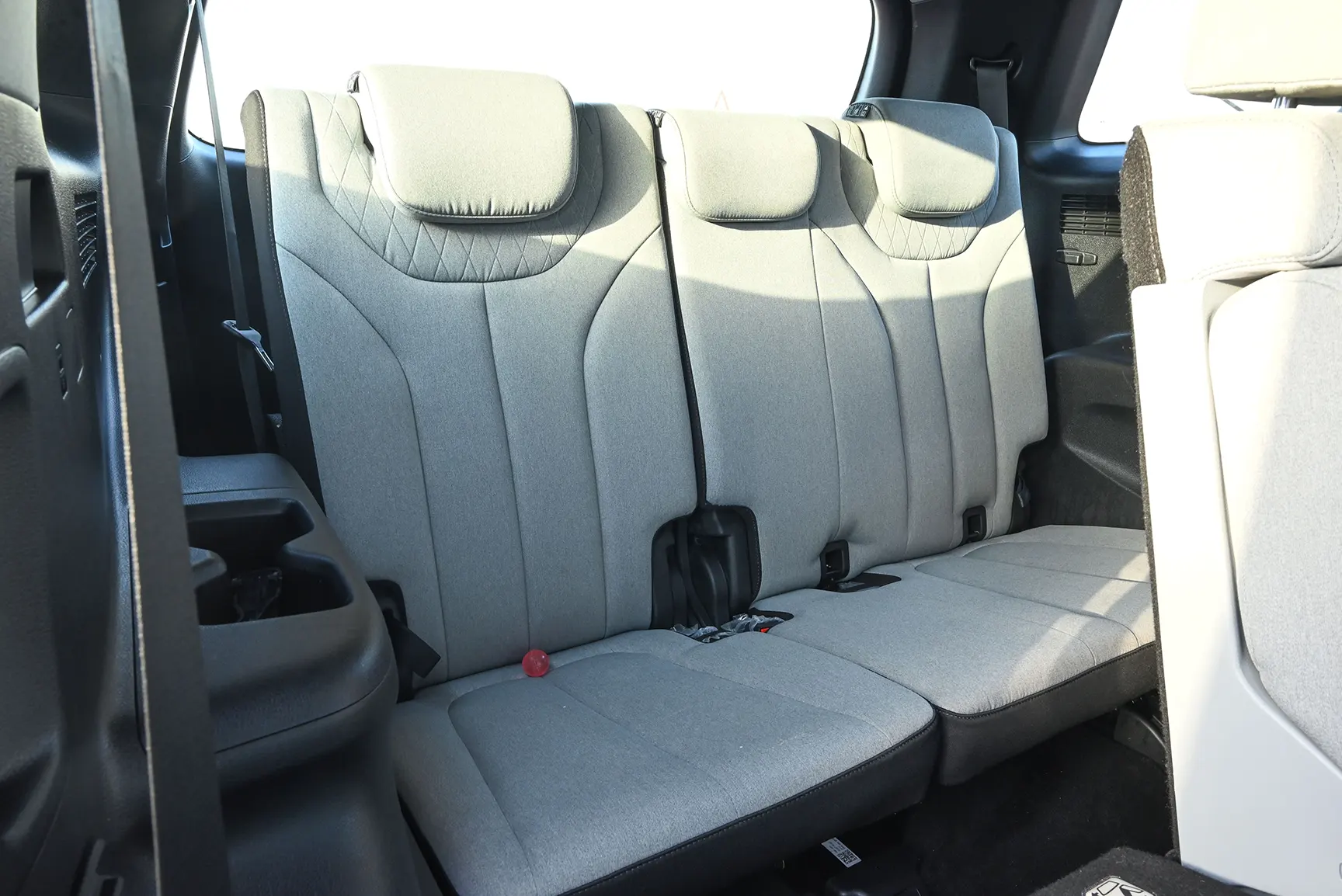 Used 2022 Hyundai Palisade Smart White – Third Row Right Seat View at First Choice Cars Sharjah