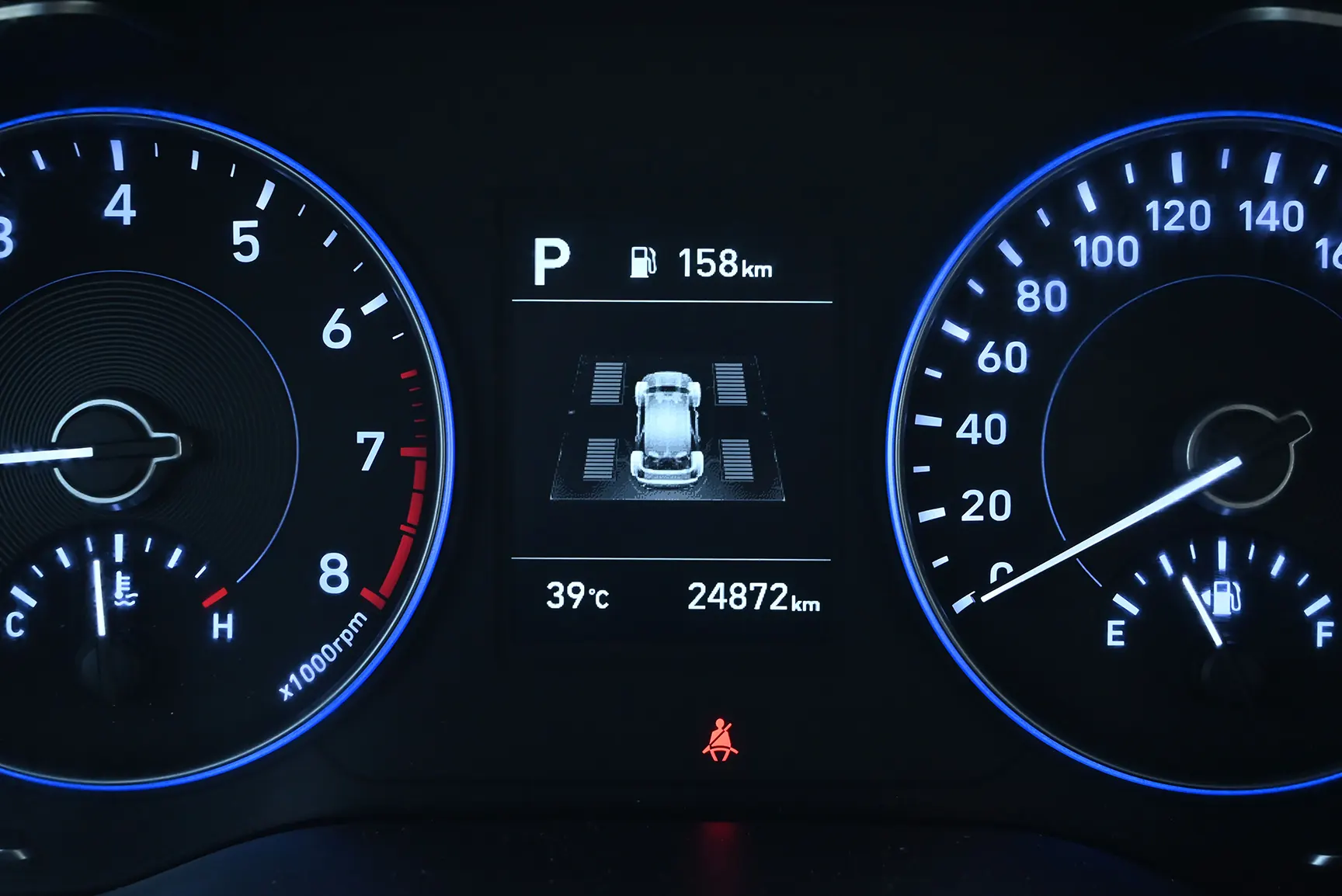 Used 2022 Hyundai Palisade Smart White – Odometer / Mileage Reading View at First Choice Cars Sharjah