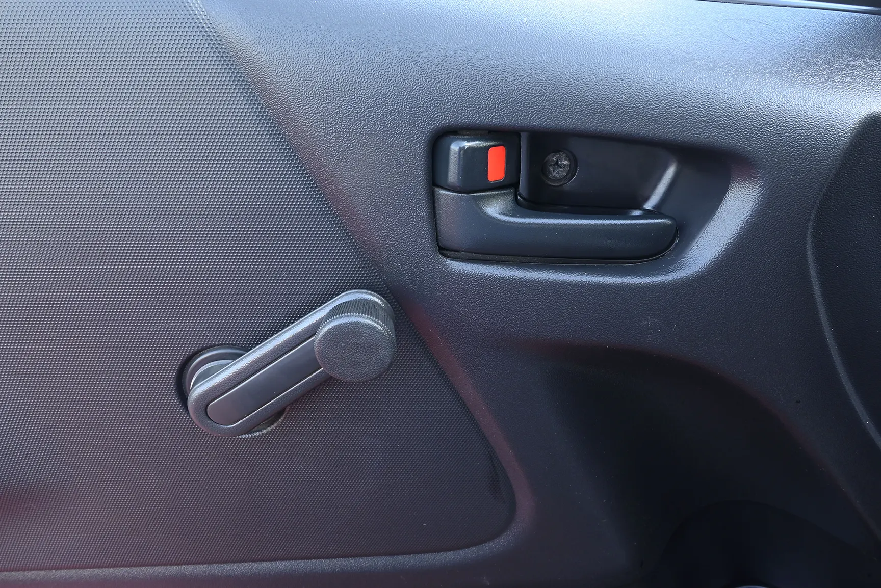 Used 2018 Toyota Hiace GL High Roof White – Driver Door Panel Full View at First Choice Cars Sharjah