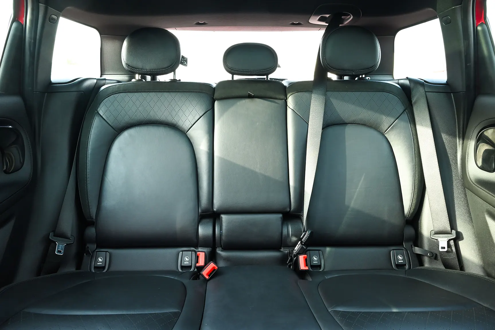 Used 2017 MINI Countryman Cooper S Red – Rear Seat View at First Choice Cars Sharjah