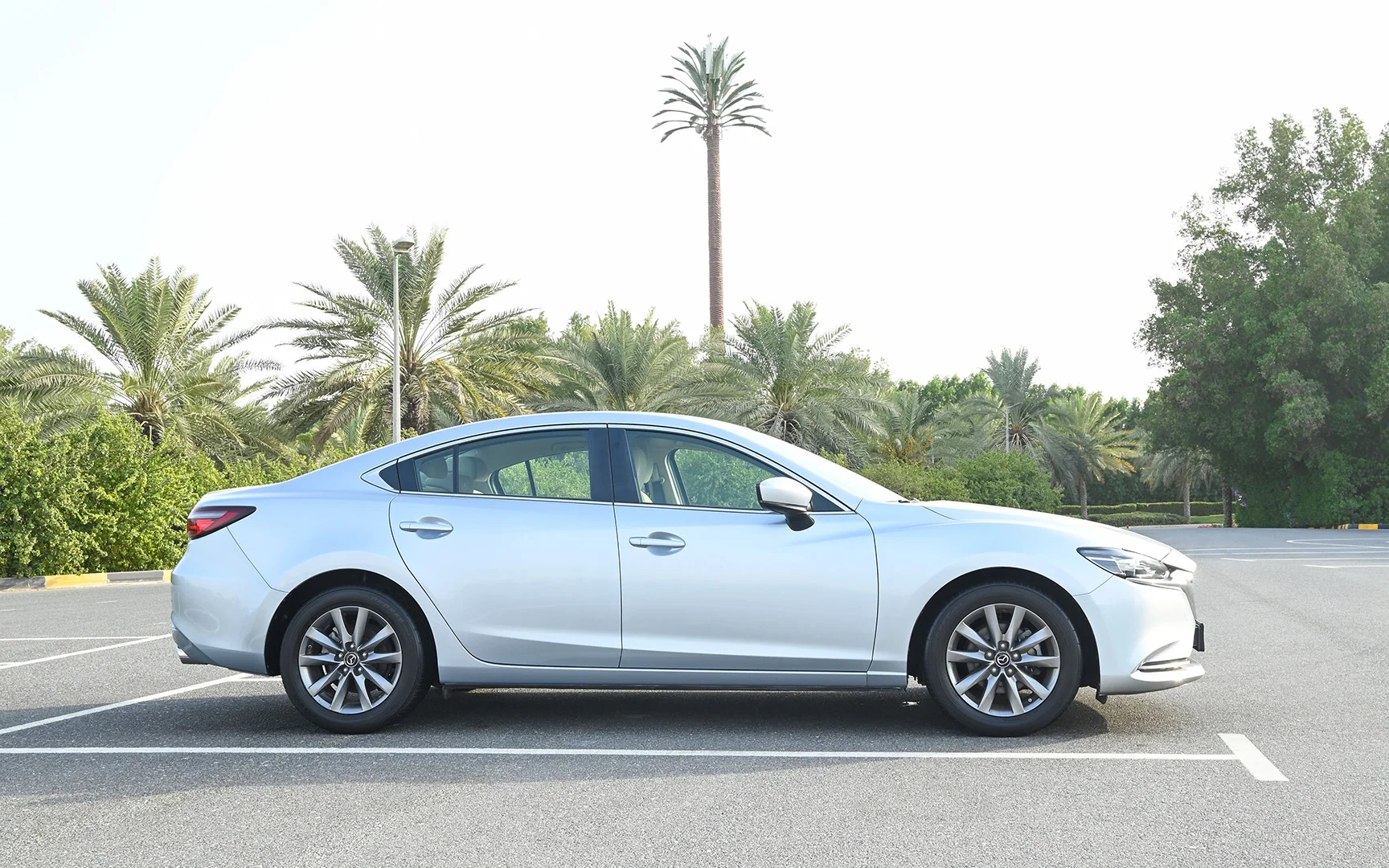 Used 2021 Mazda 6 S Grade Silver – Right Side View at First Choice Cars Sharjah