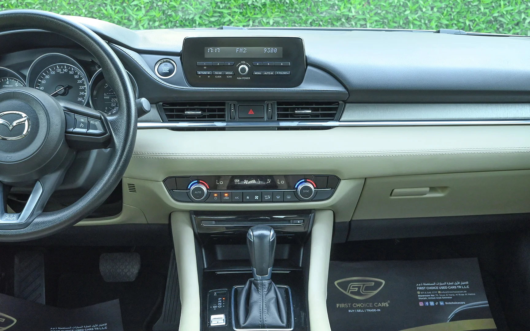 Used 2021 Mazda 6 S Grade Silver – Infotainment / Touchscreen System at First Choice Cars Sharjah