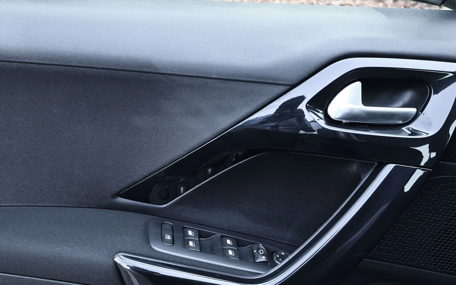 Used 2019 Peugeot 208 Active Grey – Driver Door Panel Full View at First Choice Cars Sharjah