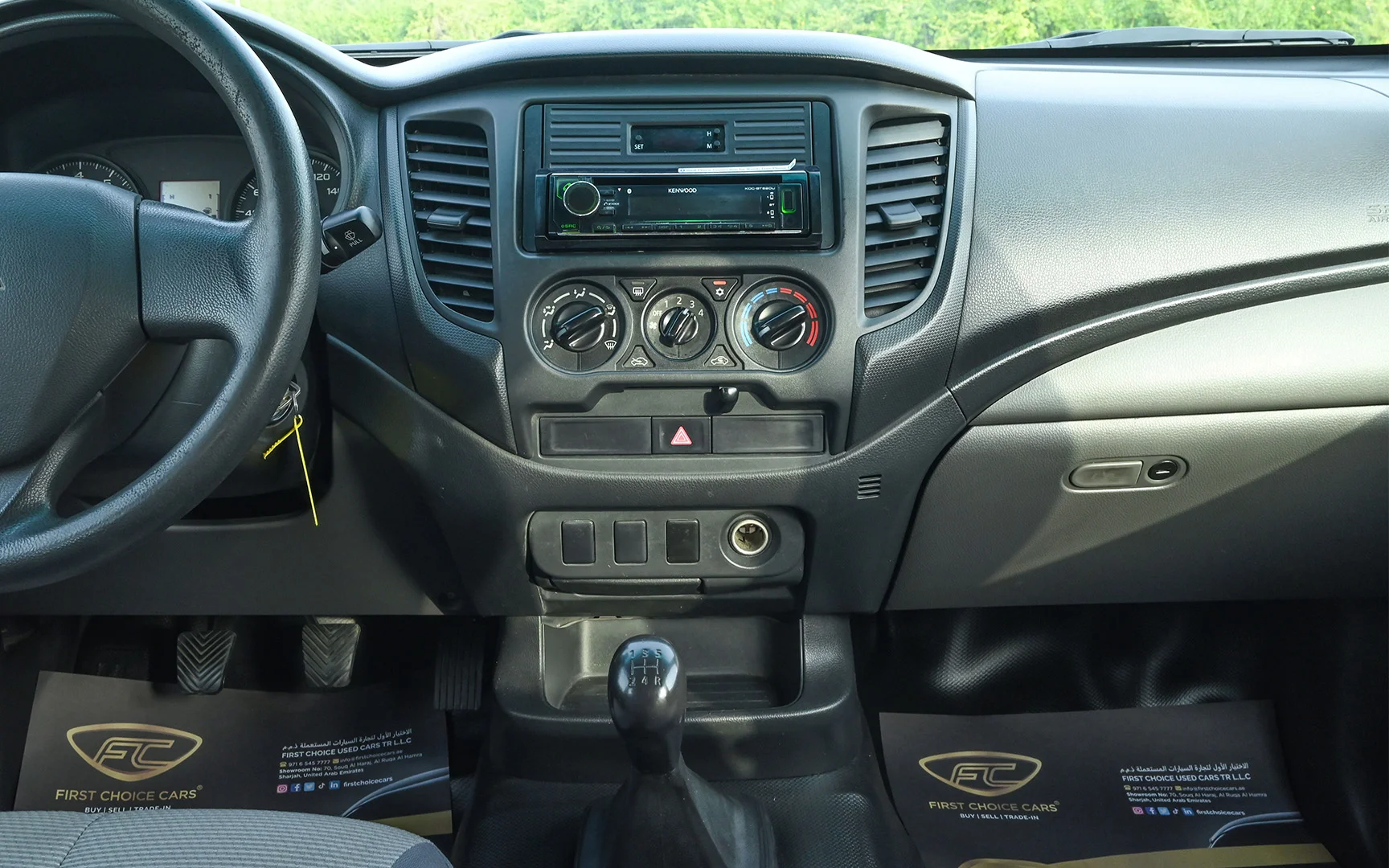 Used 2018 Mitsubishi L200 Double Cab GL White – Infotainment / Touchscreen System at First Choice Cars Sharjah