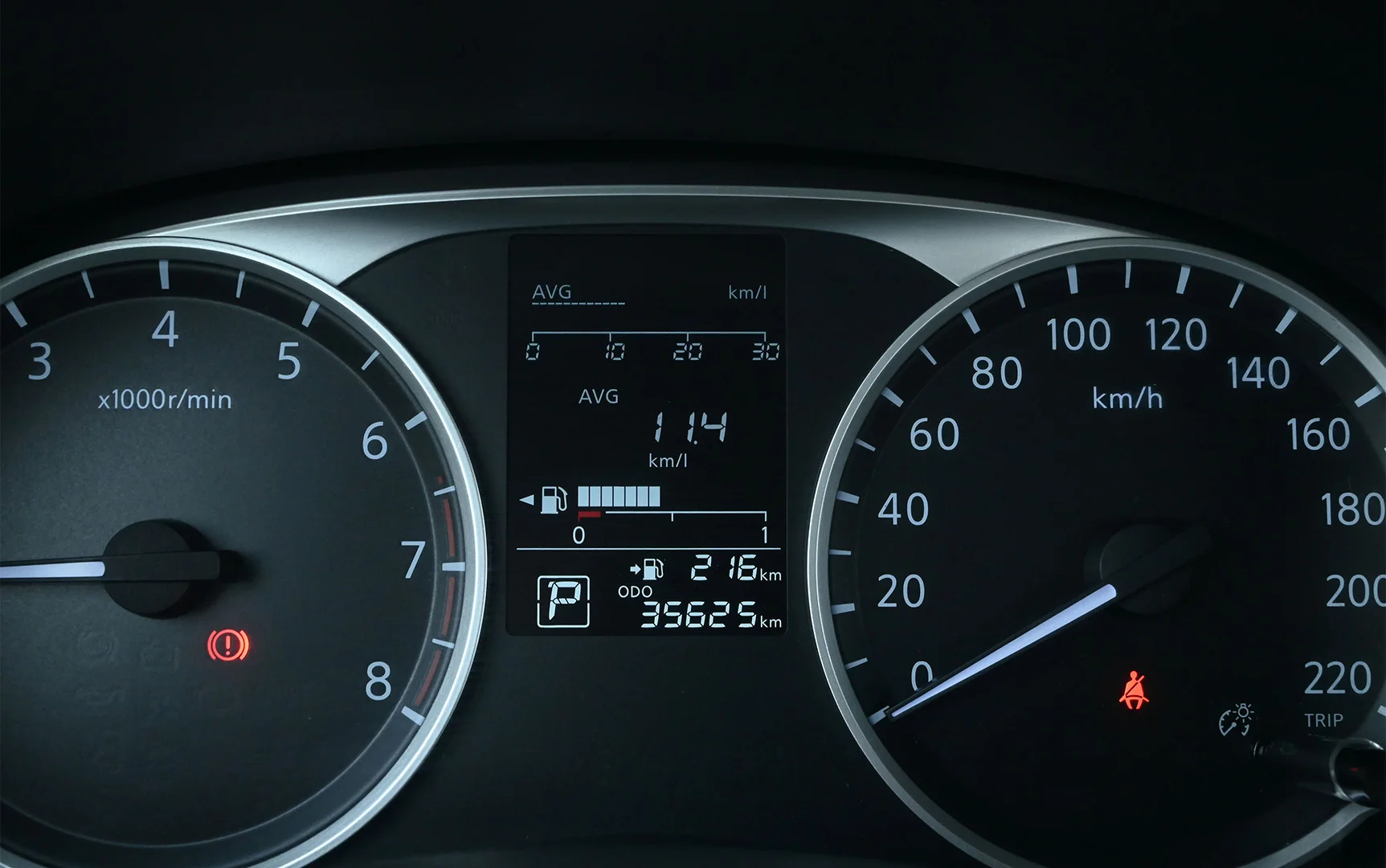 Used 2022 Nissan Kicks S White – Odometer / Mileage Reading View at First Choice Cars Sharjah