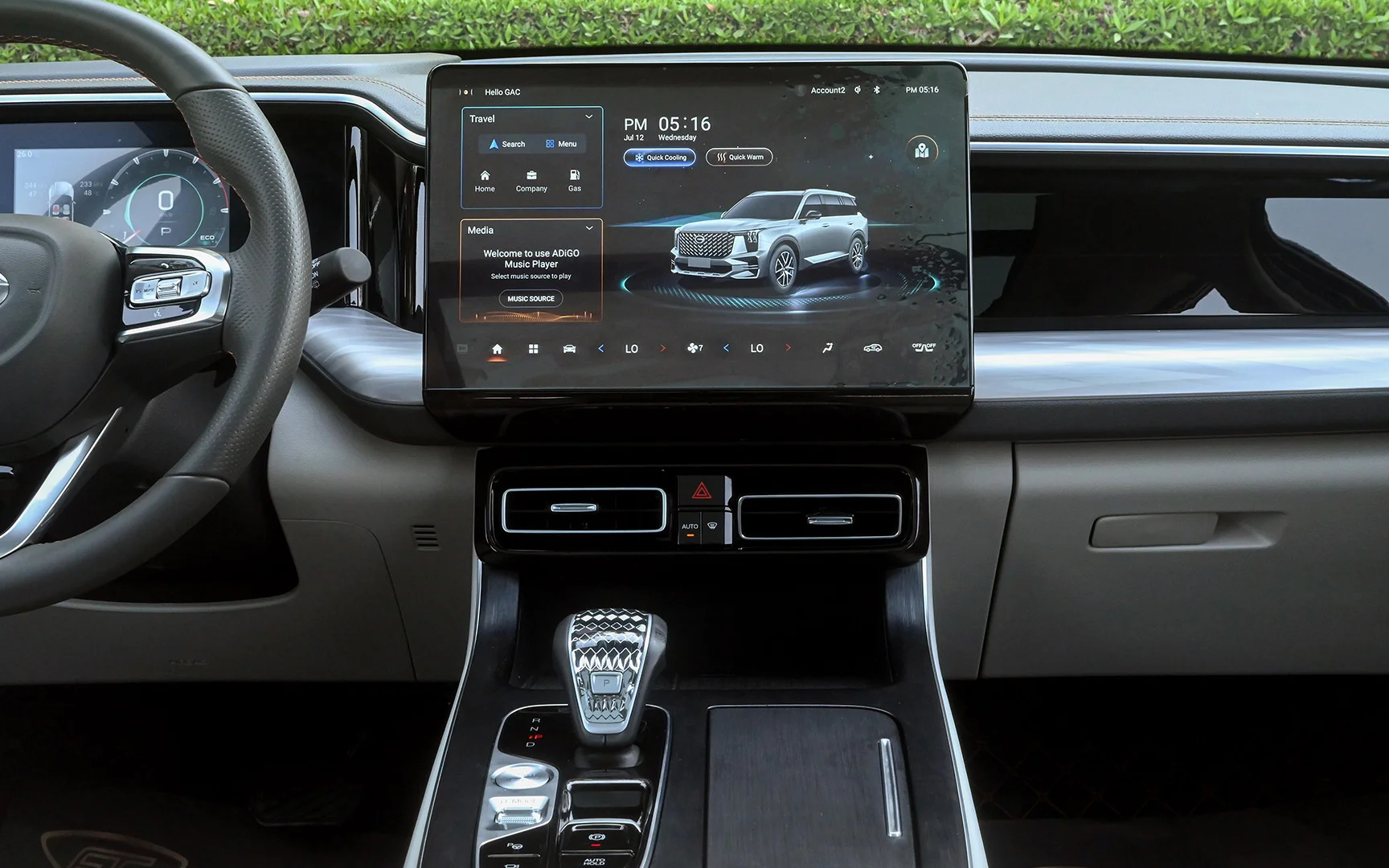 Used 2023 GAC GS8 GL Green – Infotainment / Touchscreen System at First Choice Cars Sharjah