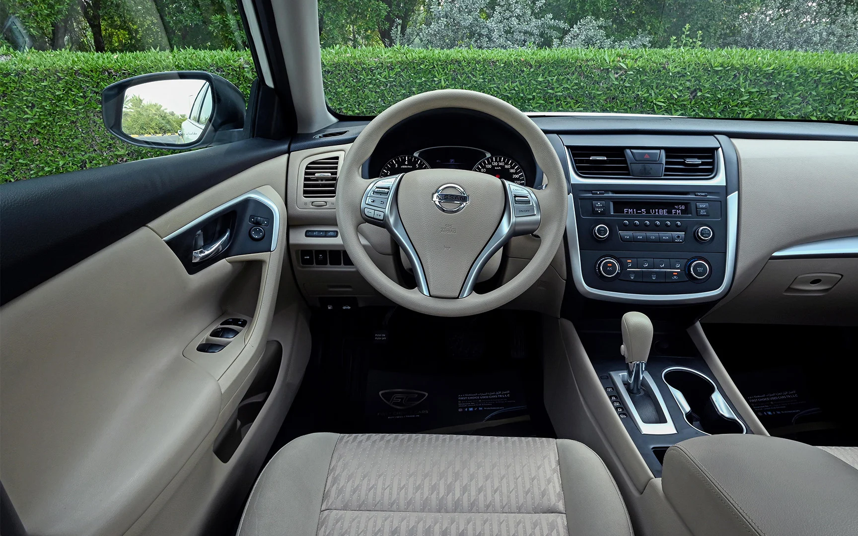 Used 2018 Nissan Altima S White – Steering Wheel & Instrument Cluster at First Choice Cars Sharjah