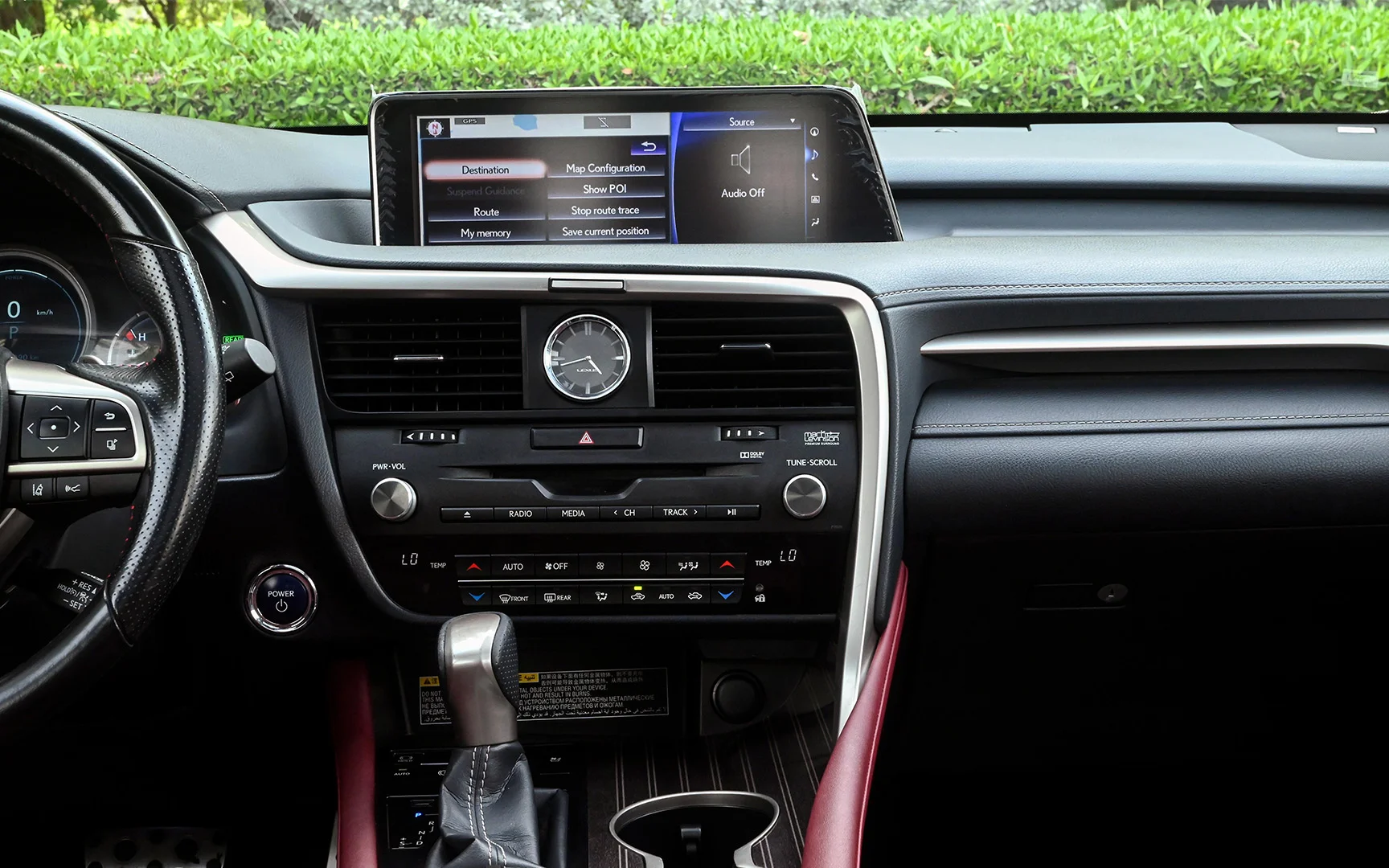 Used 2017 Lexus RX-Series RX 450h L Platinum Silver – Infotainment / Touchscreen System at First Choice Cars Sharjah