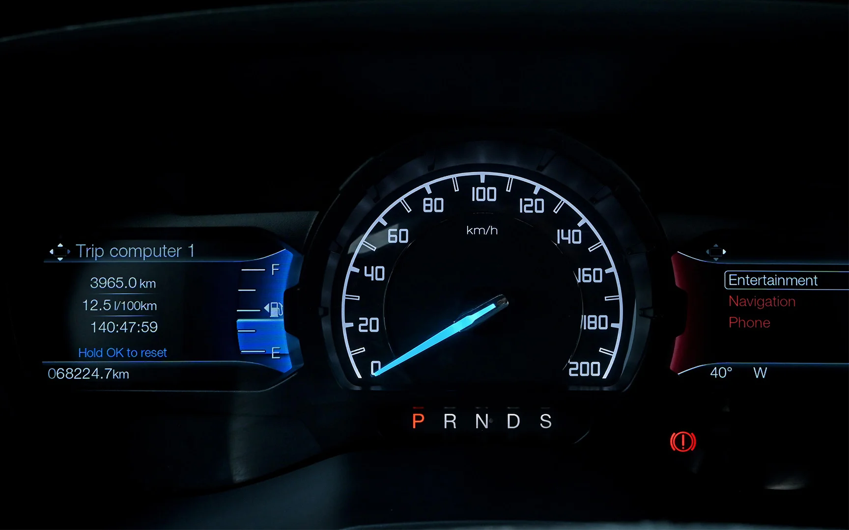 Used 2021 Ford Ranger Wildtrak in Silver – Odometer / Mileage Reading View for Sale at First Choice Cars Dubai Sharjah