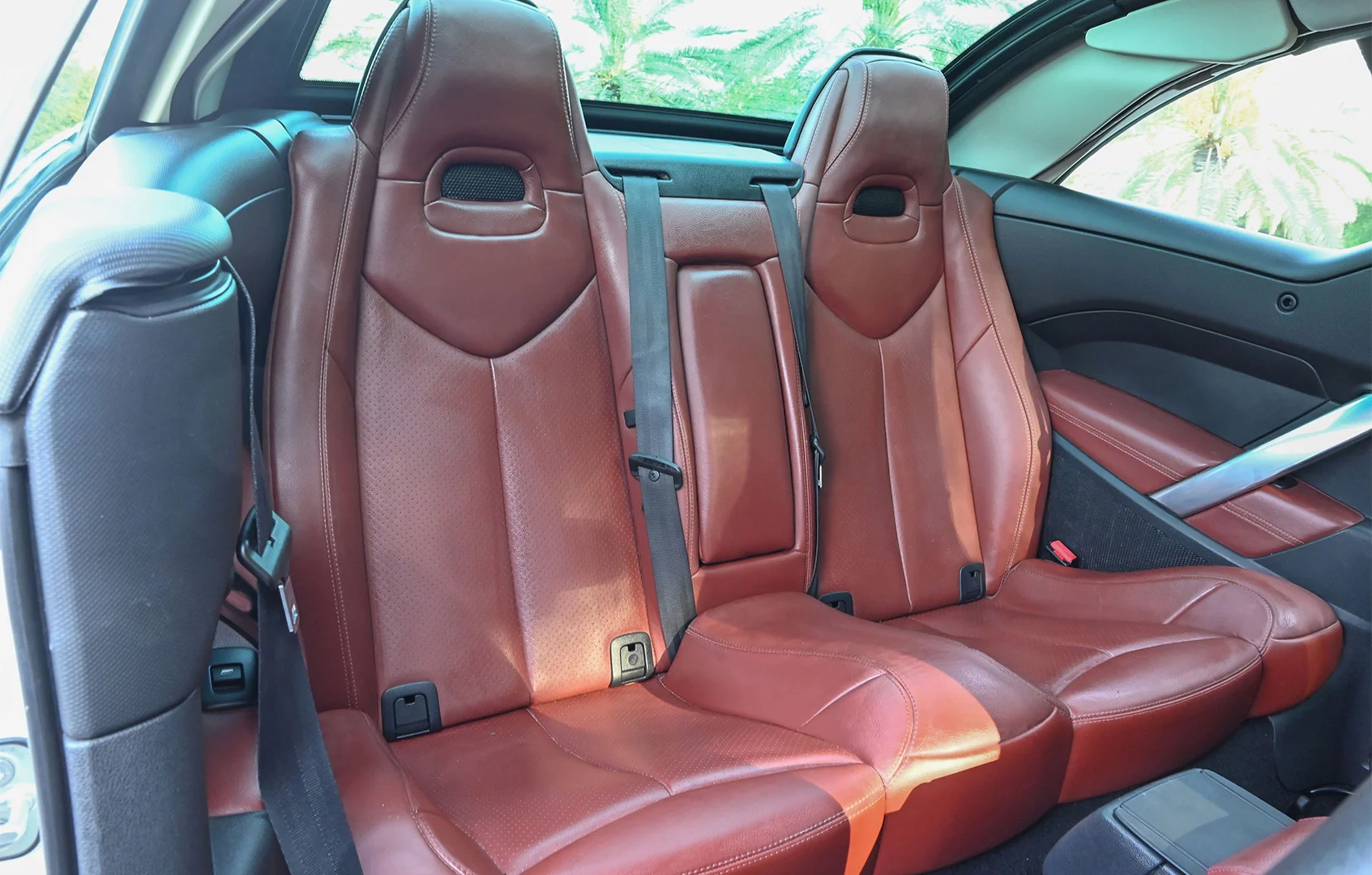 Used 2014 Peugeot 308 CC Convertible White – Rear Passenger Side Cabin View at First Choice Cars Sharjah