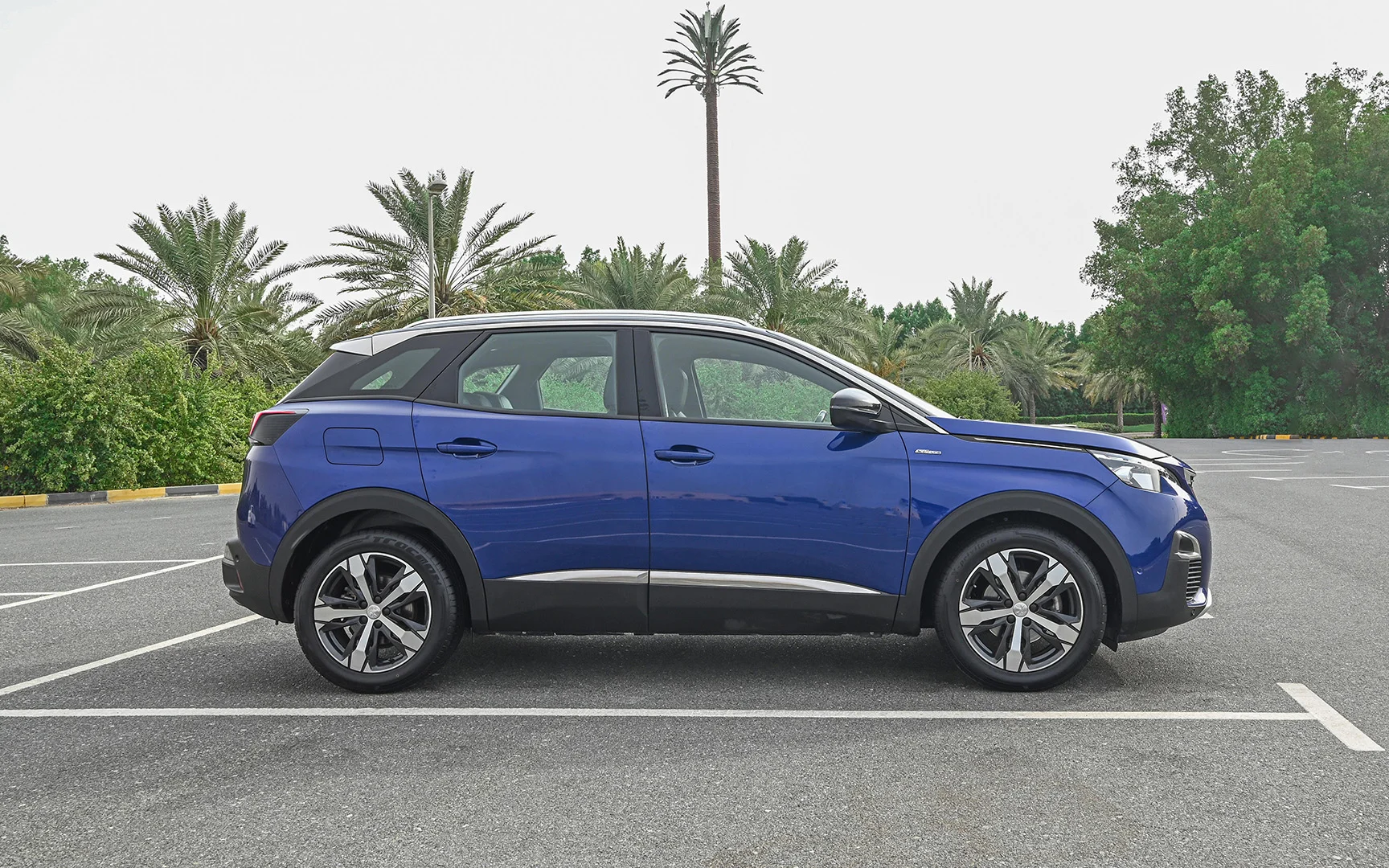 Used 2020 Peugeot 3008 GT Blue – Right Back Diagonal (45°) View at First Choice Cars Sharjah