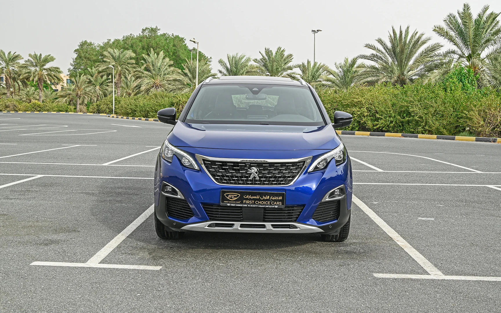 Used 2020 Peugeot 3008 GT Blue – Front View at First Choice Cars Sharjah