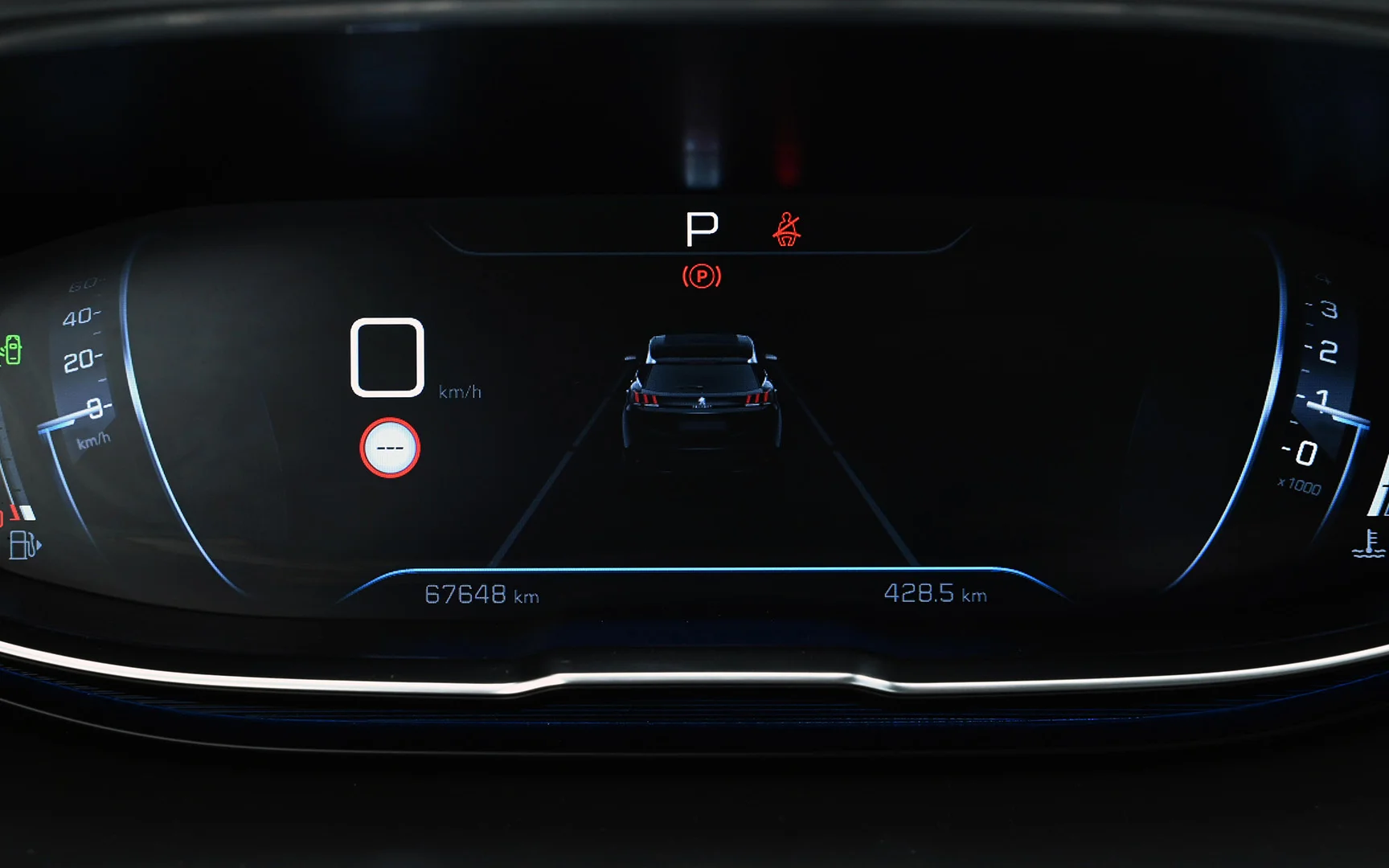 Used 2020 Peugeot 3008 GT Blue – Odometer / Mileage Reading View at First Choice Cars Sharjah