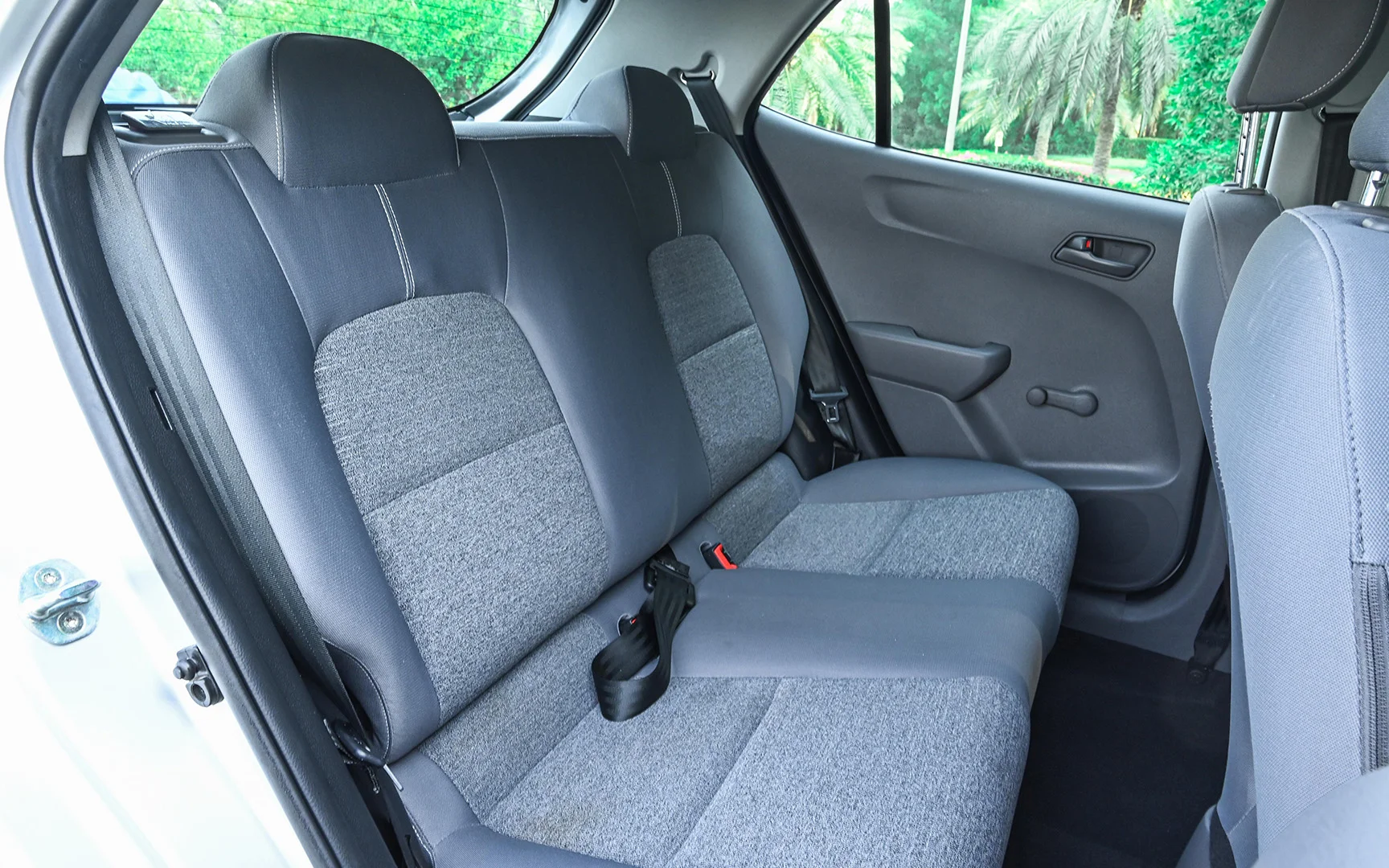 Used 2020 KIA Picanto Lx Silver – Rear Passenger Side Cabin View at First Choice Cars Sharjah