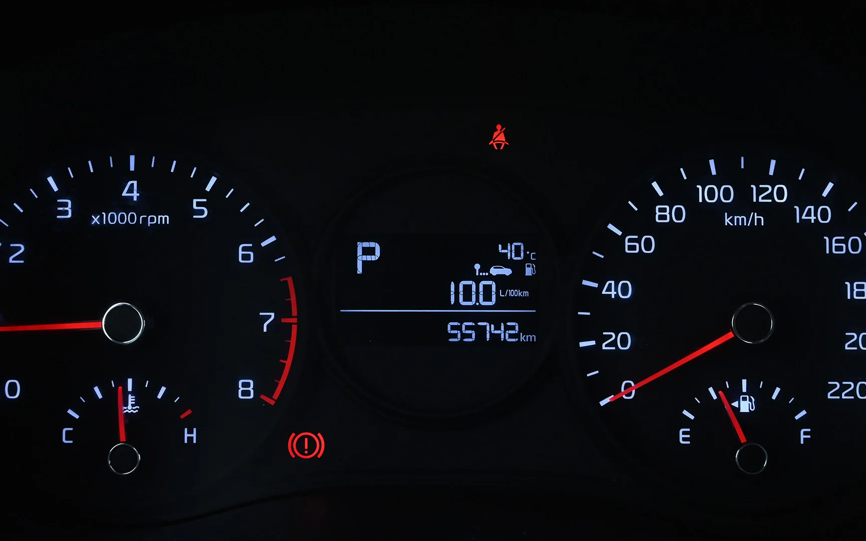 Used 2020 KIA Picanto Lx Silver – Odometer / Mileage Reading View at First Choice Cars Sharjah