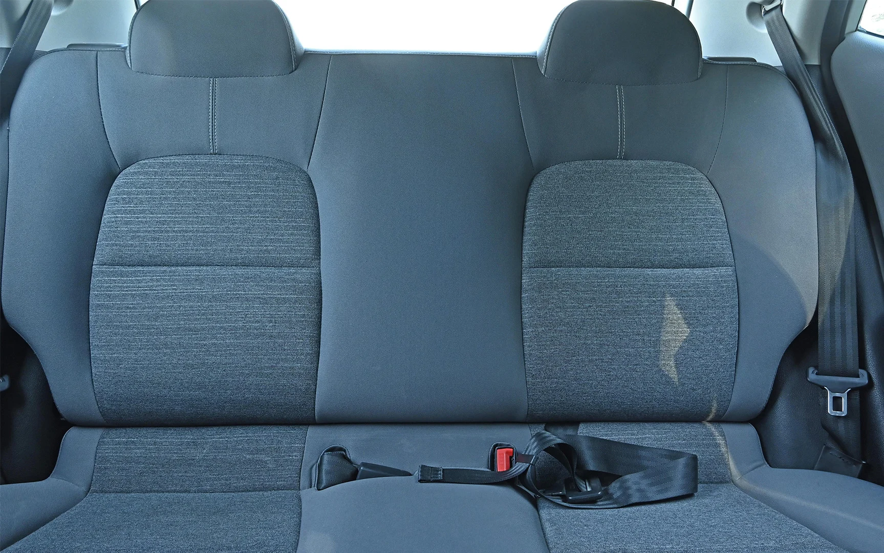 Used 2019 KIA Picanto LX White – Rear Seat View at First Choice Cars Sharjah