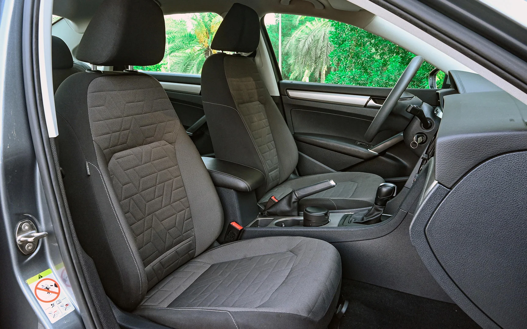 Used 2020 Volkswagen PASSAT Comfortline Grey – Front Passenger Side Cabin View at First Choice Cars Sharjah