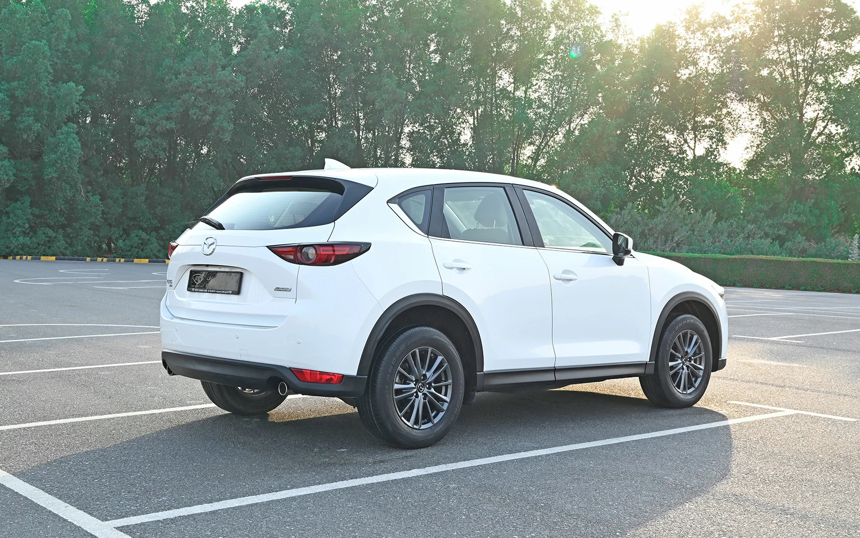 Used 2020 Mazda CX-5 GT White – Right Back Diagonal (45°) View at First Choice Cars Sharjah