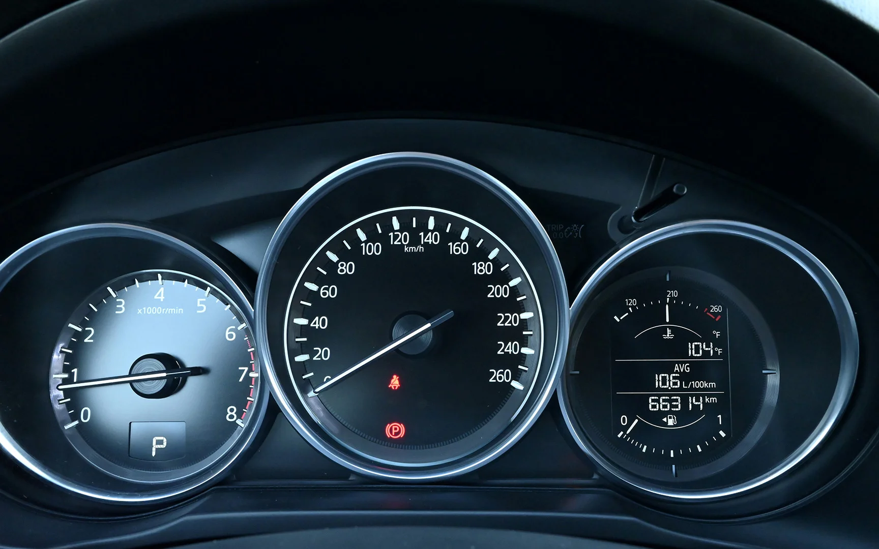 Used 2020 Mazda CX-5 GT White – Odometer / Mileage Reading View at First Choice Cars Sharjah