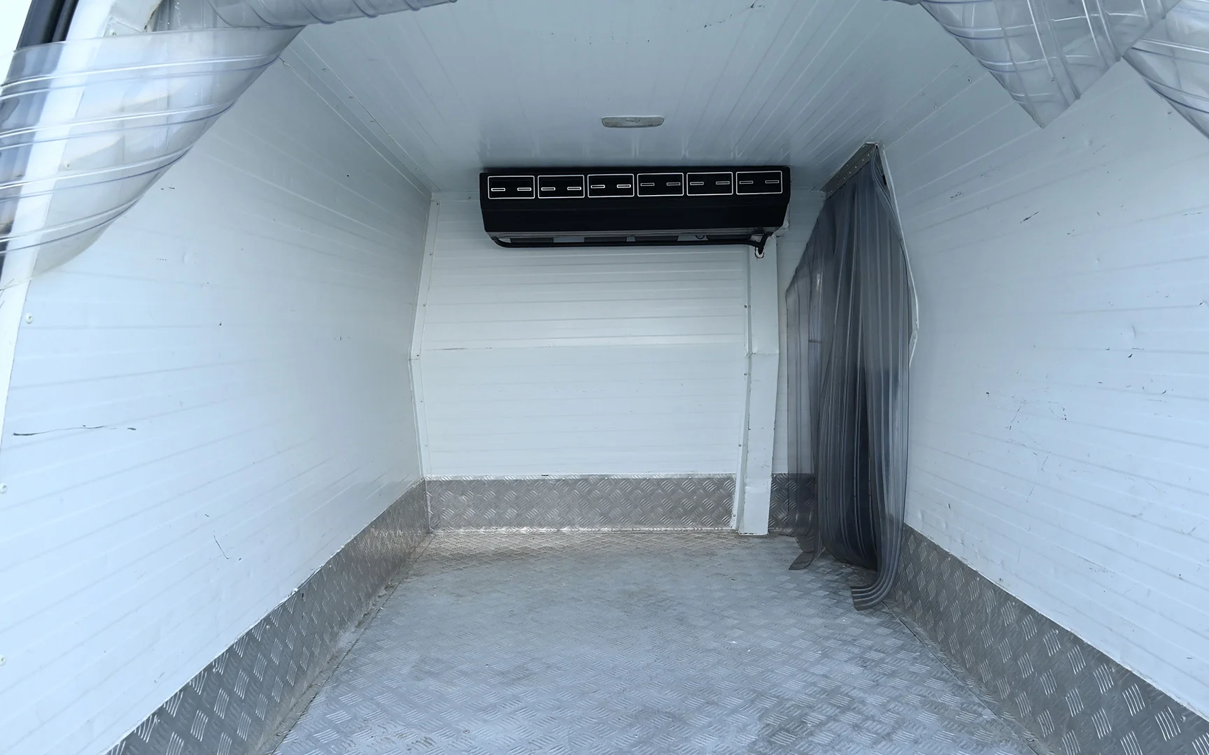 Used 2020 Peugeot Partner Long Van in White – Chiller Box Rear Opening View for Sale at First Choice Cars Dubai Sharjah