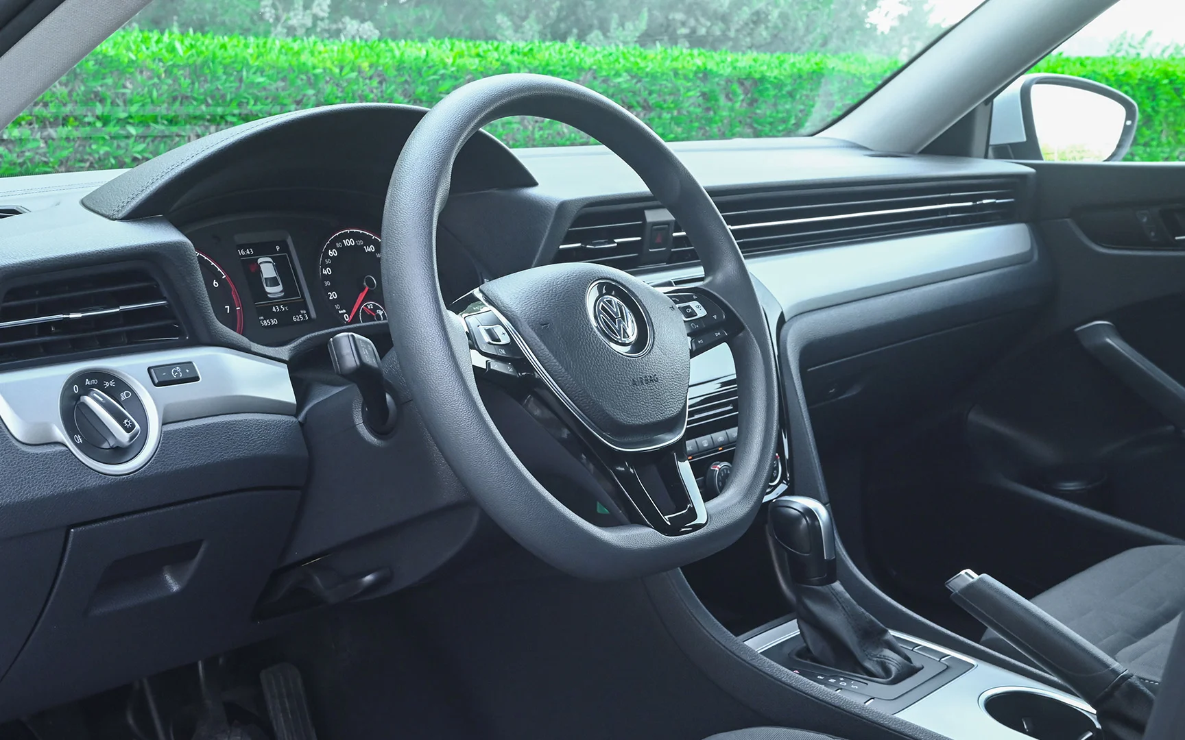 Used 2020 Volkswagen PASSAT Comfortline Silver – Driver Side Dashboard & Steering View at First Choice Cars Sharjah