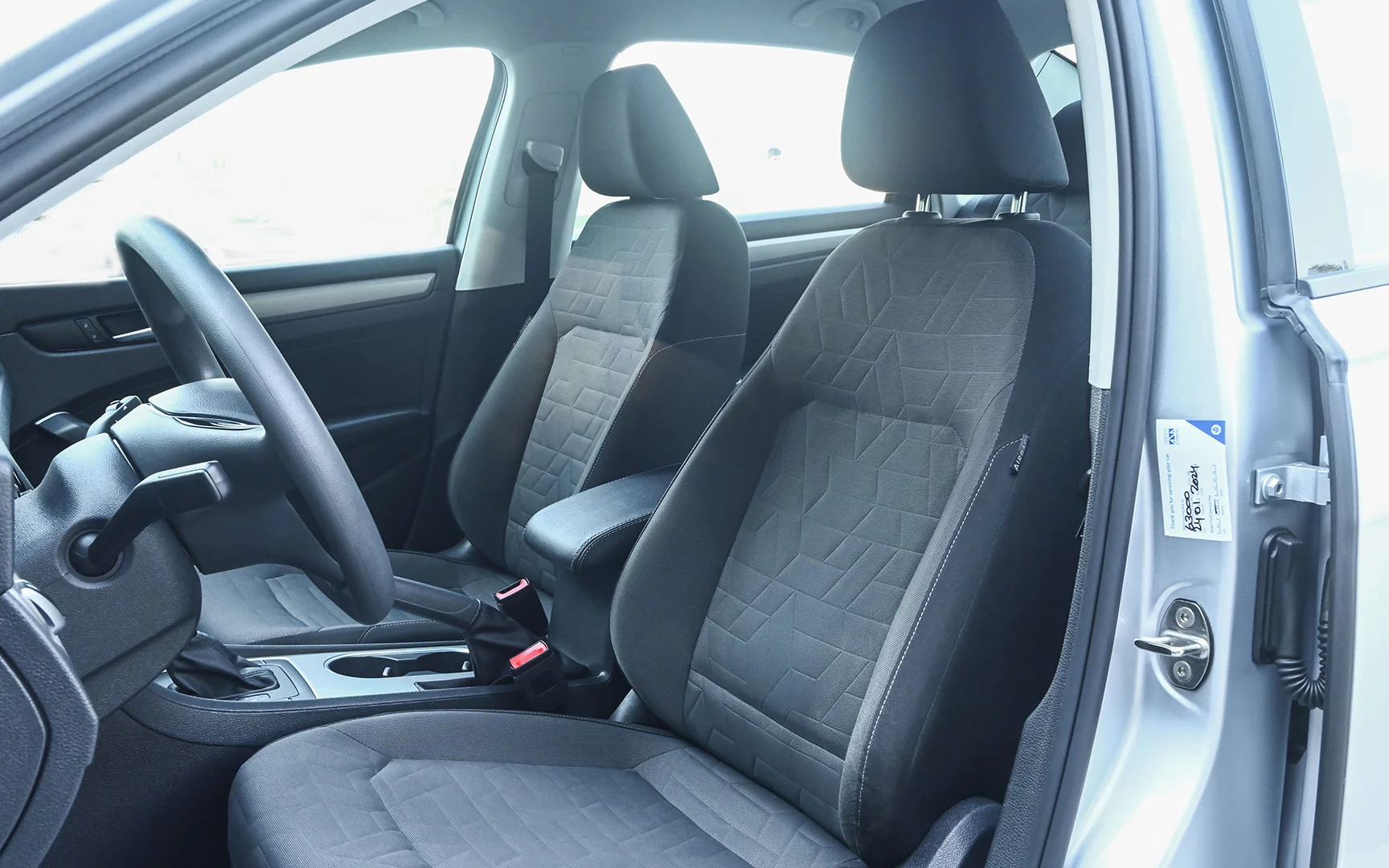 Used 2020 Volkswagen PASSAT Comfortline Silver – Front Driver Side Cabin View at First Choice Cars Sharjah