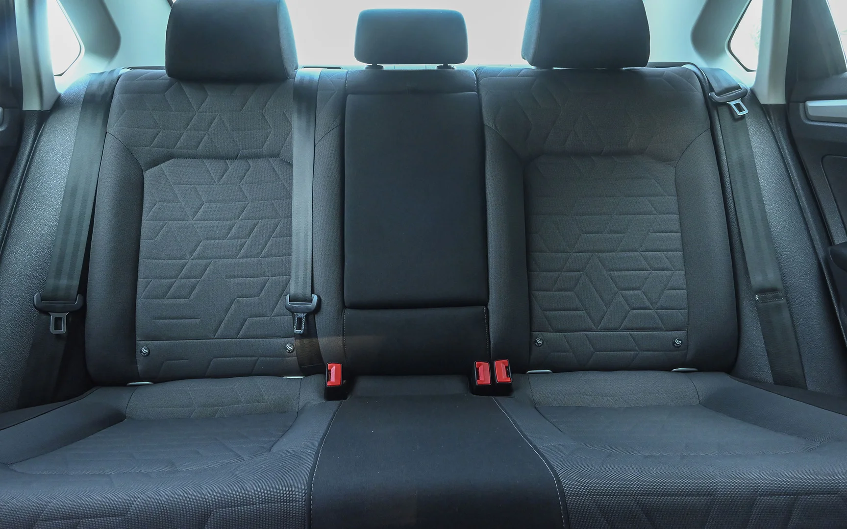 Used 2020 Volkswagen PASSAT Comfortline Silver – Rear Seat View at First Choice Cars Sharjah