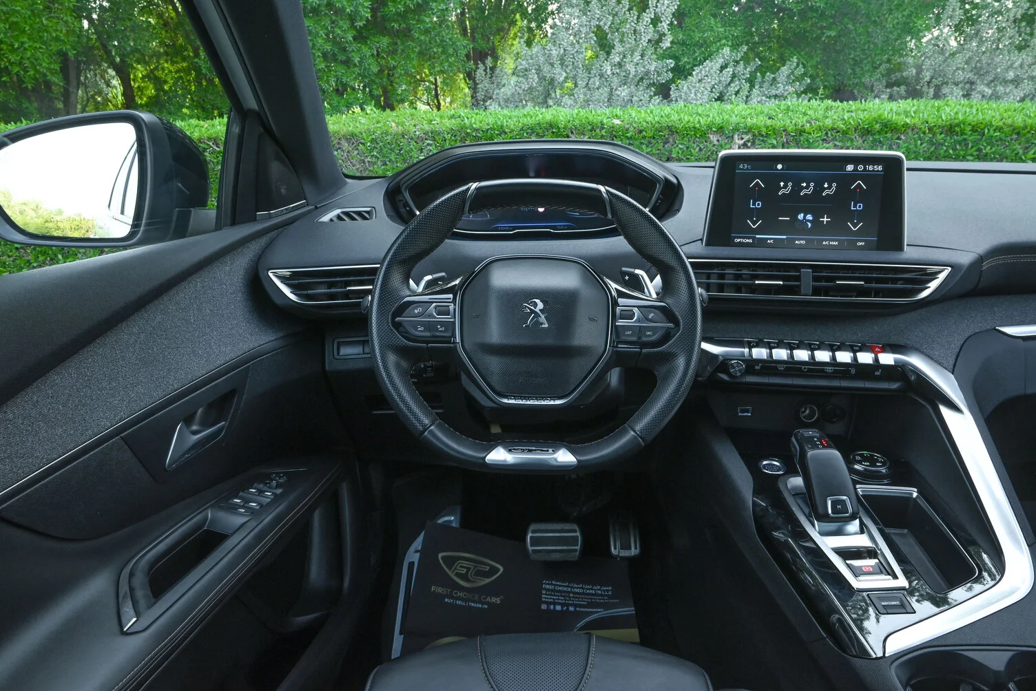 Used 2020 Peugeot 3008 GT Line White – Steering Wheel & Instrument Cluster at First Choice Cars Sharjah