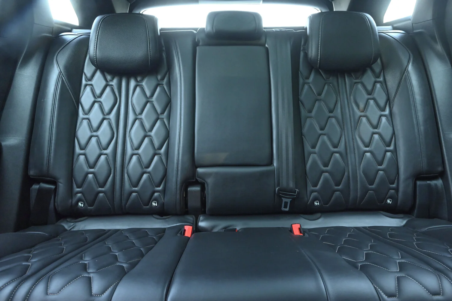 Used 2020 Peugeot 3008 GT Line White – Rear Seat View at First Choice Cars Sharjah