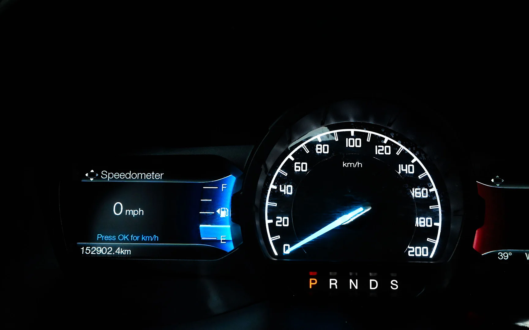 Used 2018 Ford Ranger Wildtrak Grey – Odometer / Mileage Reading View at First Choice Cars Sharjah