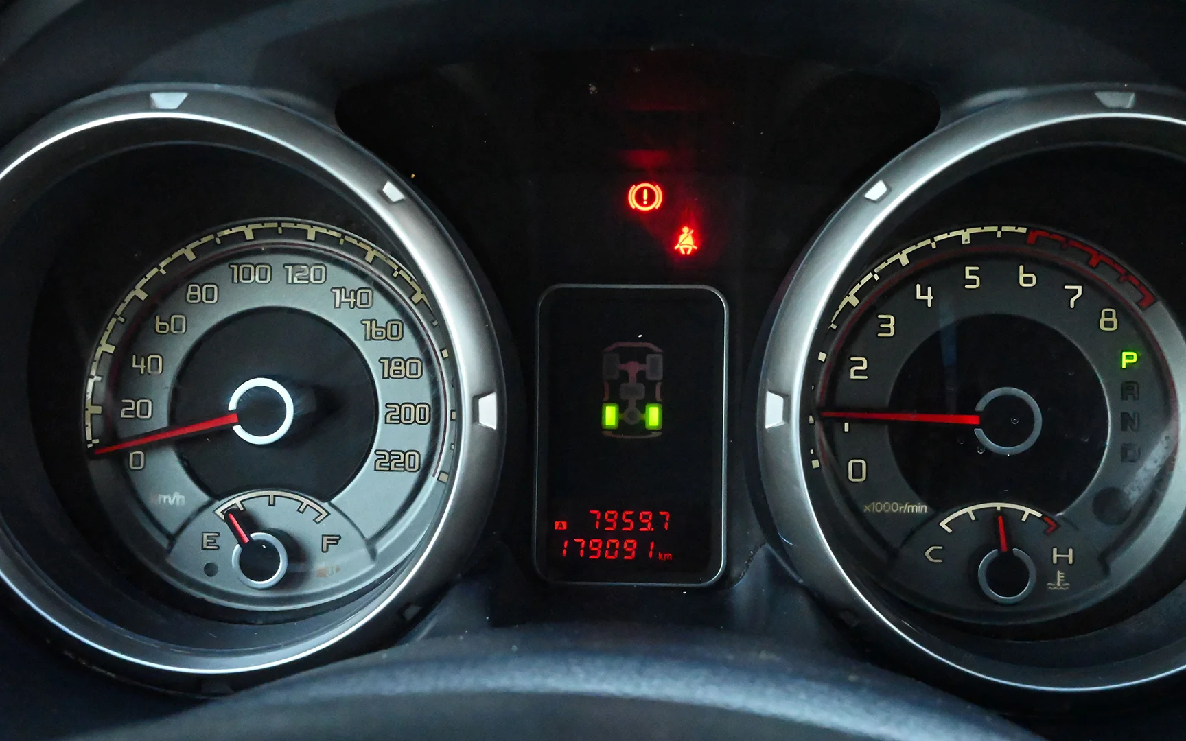 Used 2015 Mitsubishi Pajero GLS Midline in Grey – Odometer / Mileage Reading View