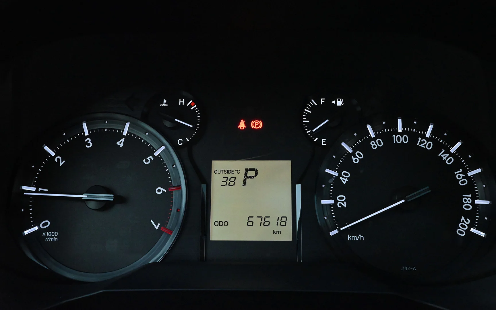 Used 2019 Toyota Prado VXR Silver – Odometer / Mileage Reading View at First Choice Cars Sharjah