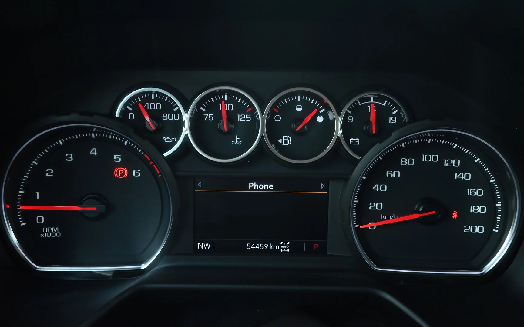 Used 2021 Chevrolet Tahoe LS Silver – Odometer / Mileage Reading View at First Choice Cars Sharjah