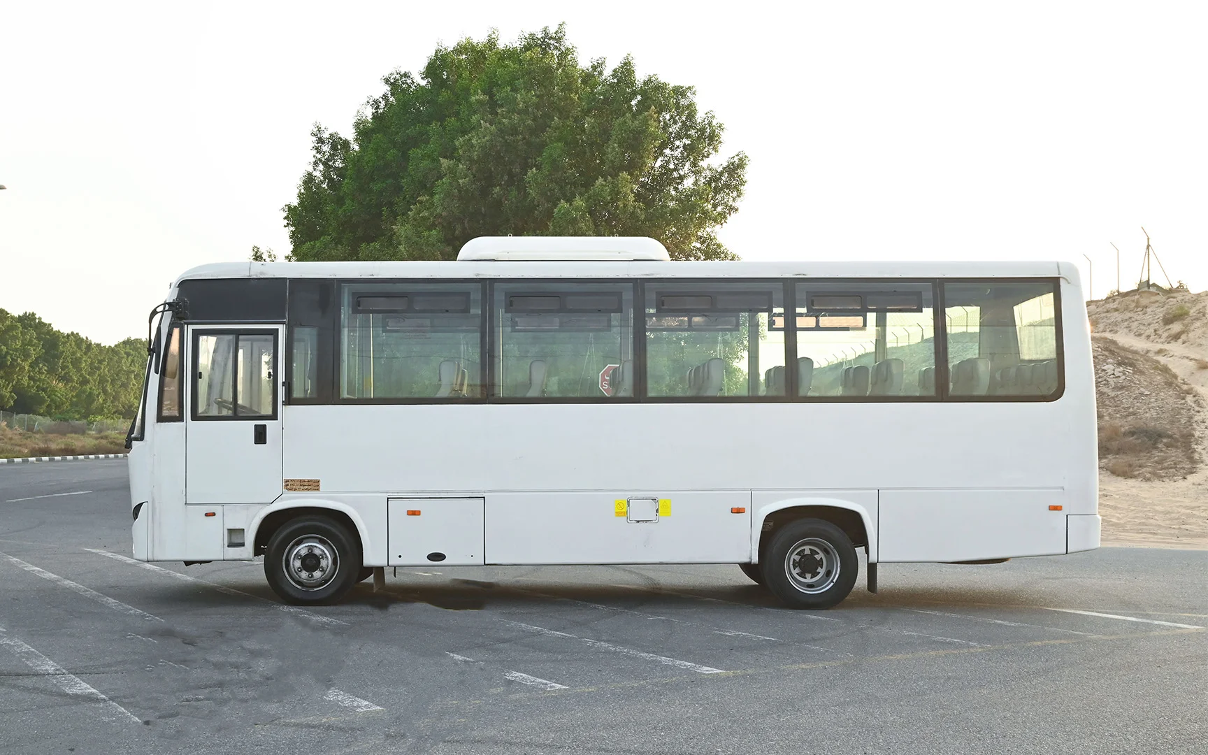 Used 2018 Ashok Leyland Oyster Bus in White – Left Side View