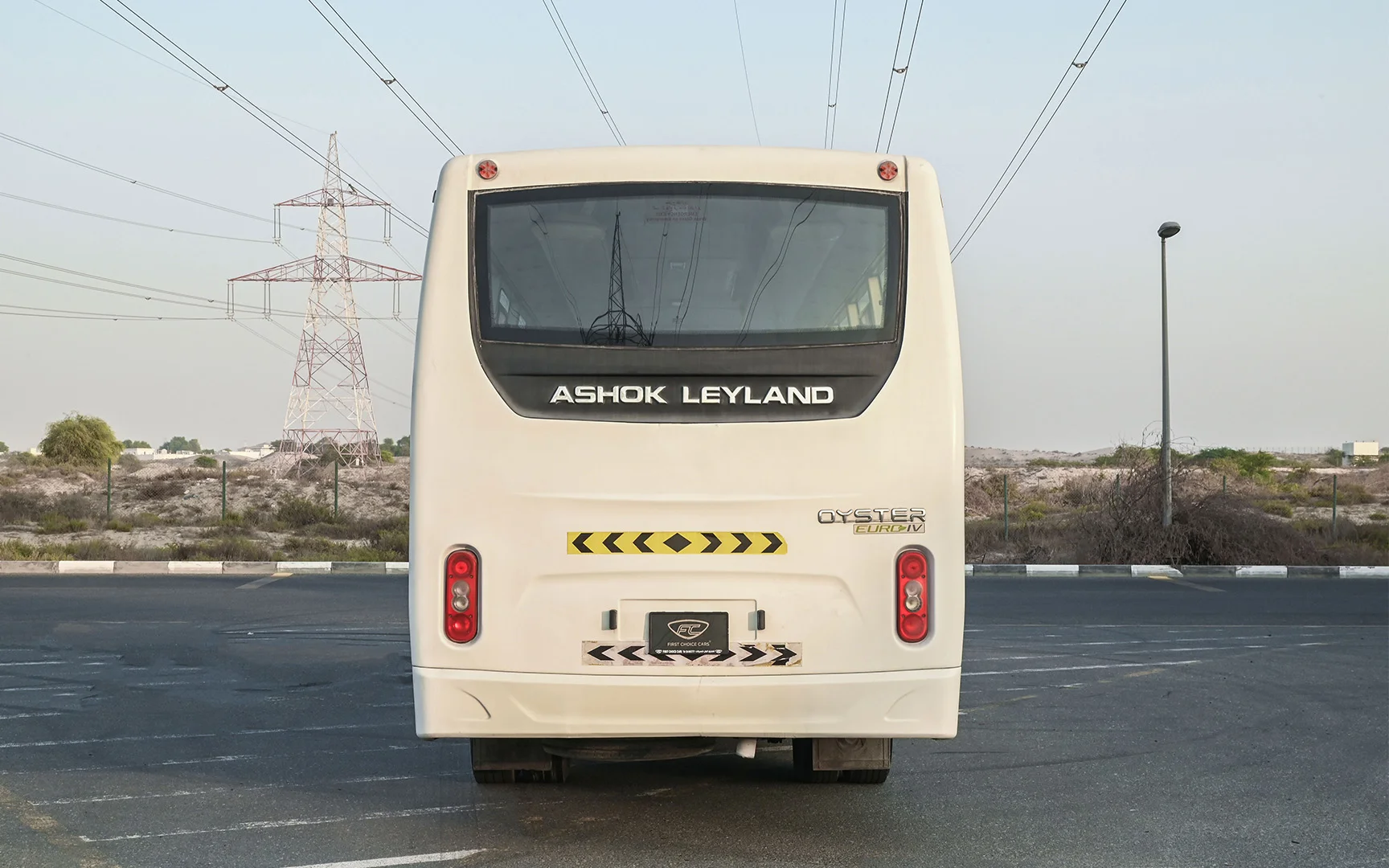 Used 2018 Ashok Leyland Oyster Bus in White – Back/Rear View