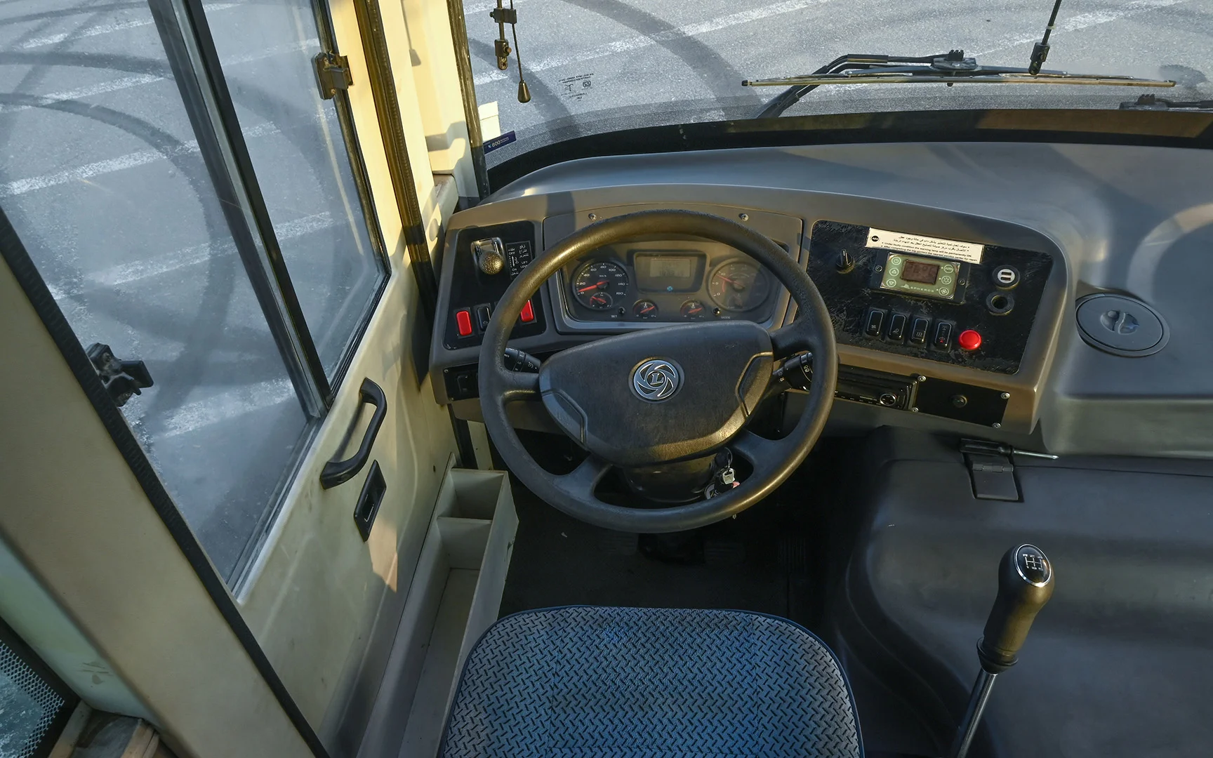 Used 2018 Ashok Leyland Oyster Bus in White – Steering Wheel & Instrument Cluster