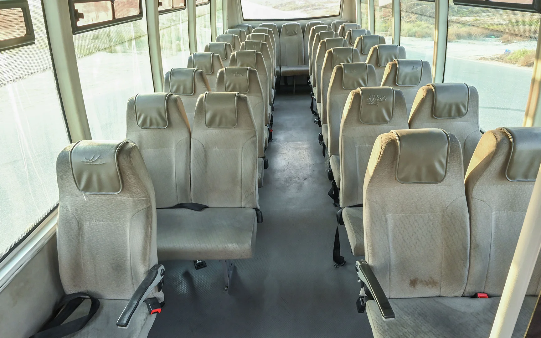 Used 2018 Ashok Leyland Oyster Bus in White – Rear Seat View