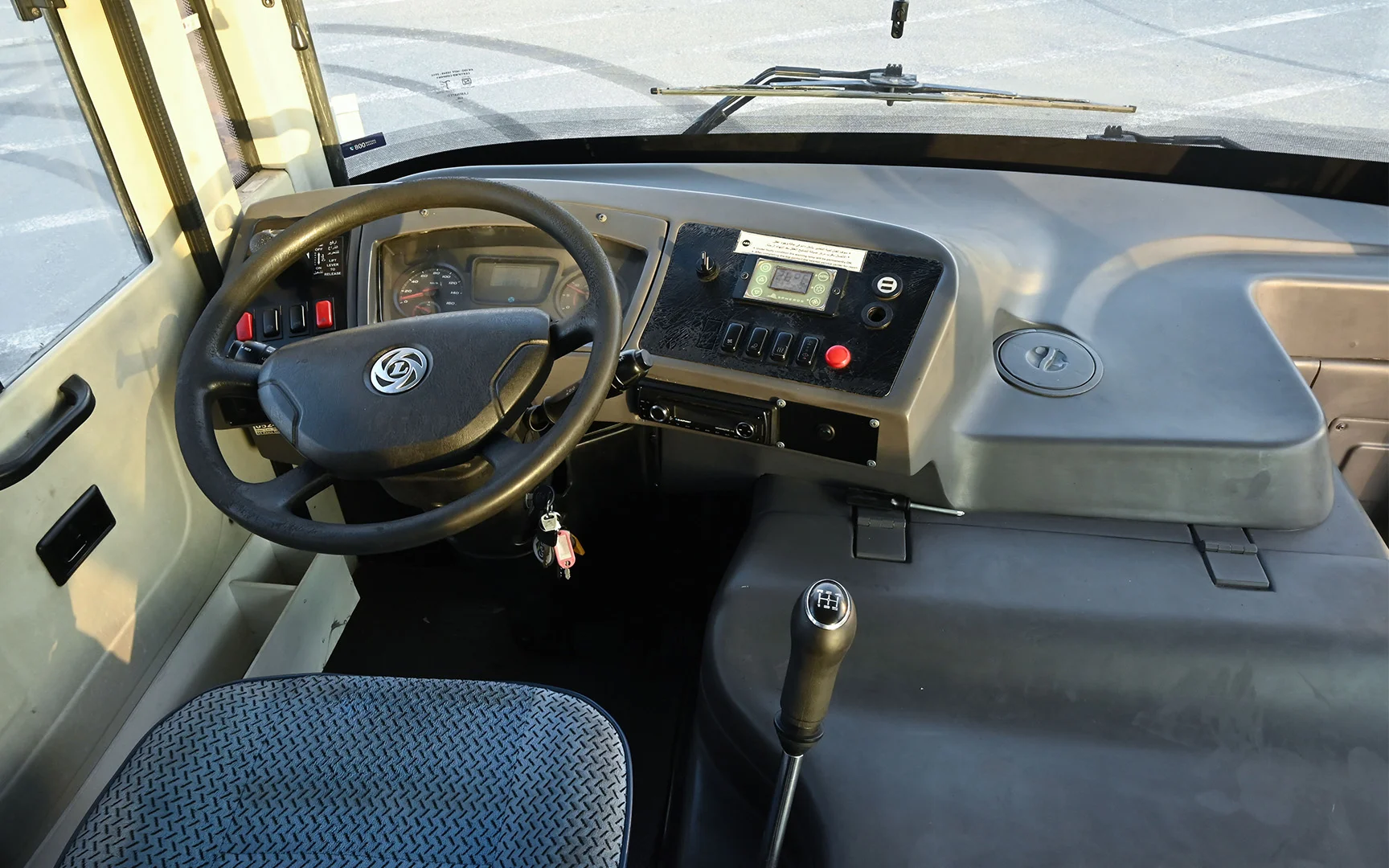 Used 2018 Ashok Leyland Oyster Bus in White – Front Cabin / Dashboard Full View