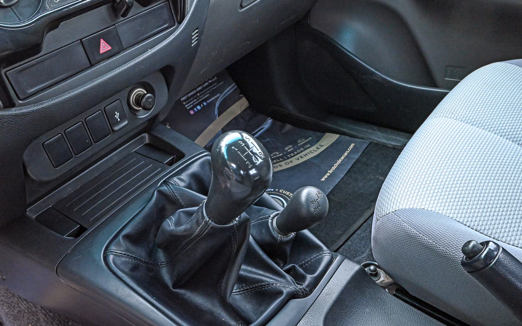 Used 2018 Mitsubishi L200 GLX Double Cabin White – Center Console & Gear Shifter at First Choice Cars Sharjah