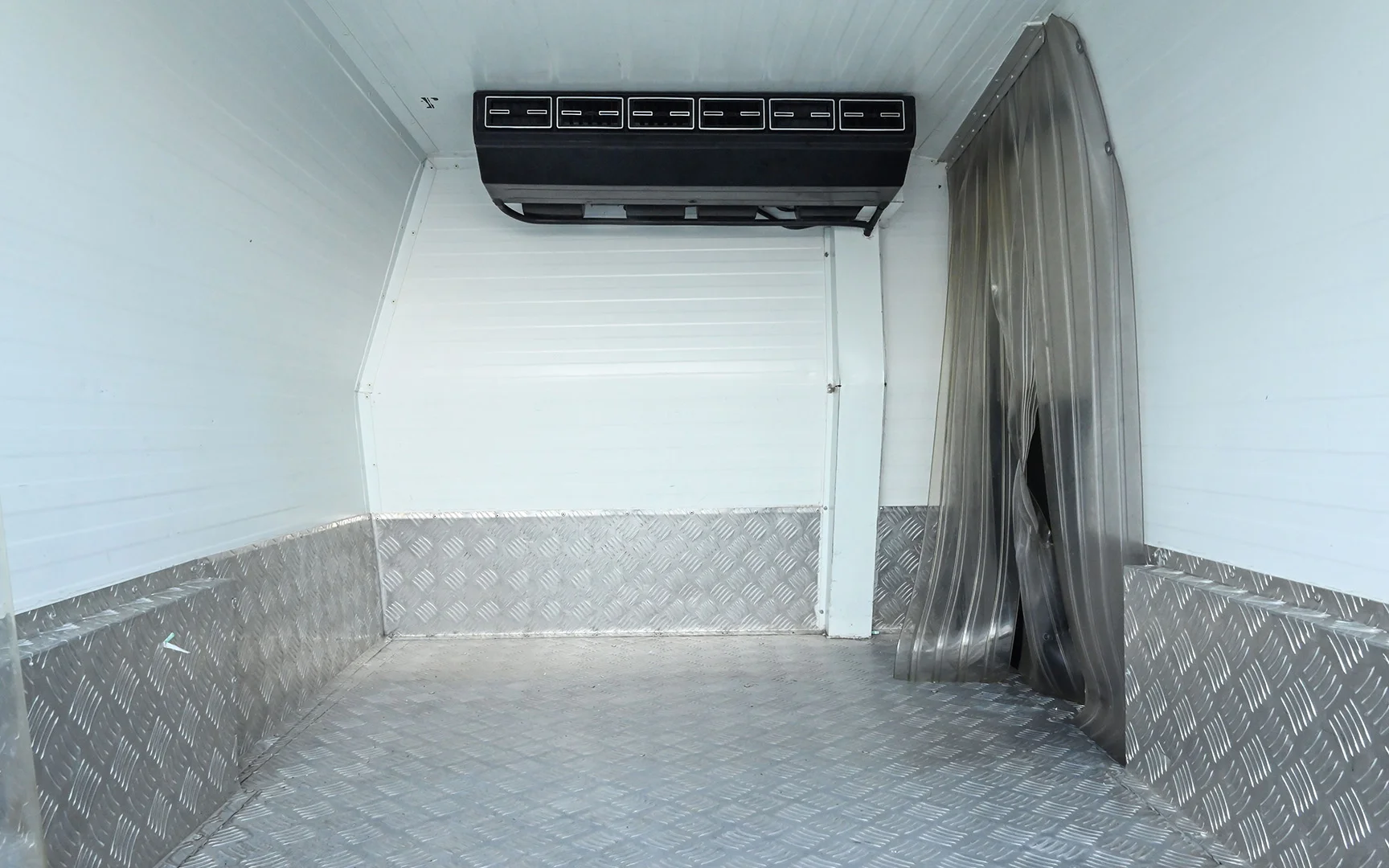 Used 2020 Peugeot Partner Long Van in White – Chiller Box Rear Opening View for Sale at First Choice Cars Dubai Sharjah