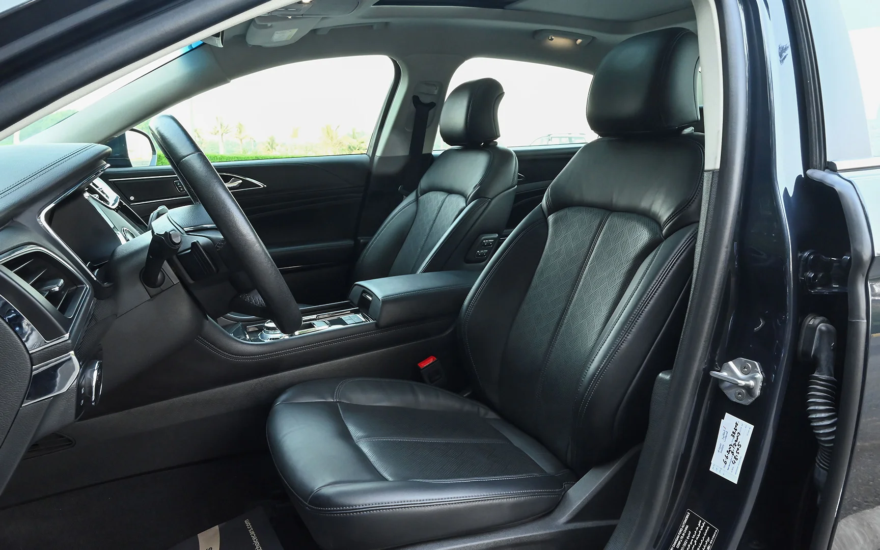 Used 2022 Ford Taurus Titanium Blue – Front Driver Side Cabin View at First Choice Cars Sharjah