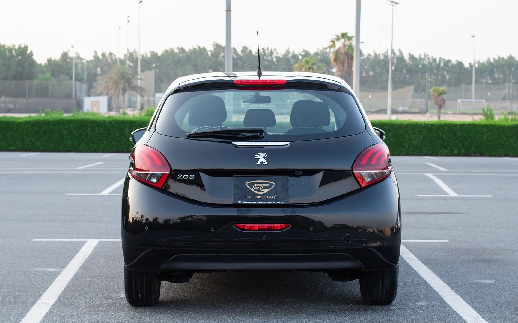 Used 2019 Peugeot 208 Active Black – Back/Rear View at First Choice Cars Sharjah